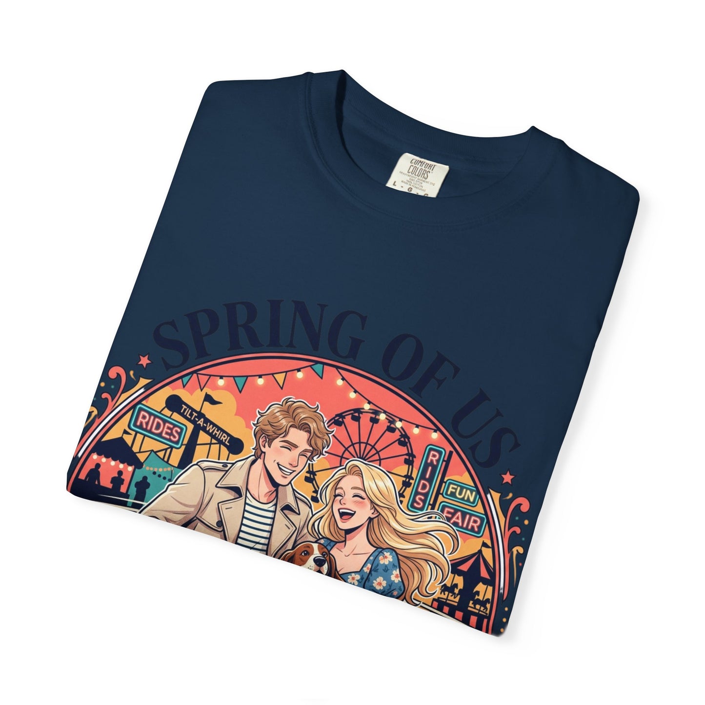 Spring of Us T-Shirt — Retro Carnival Couple Tee (Spring Festival Concert)