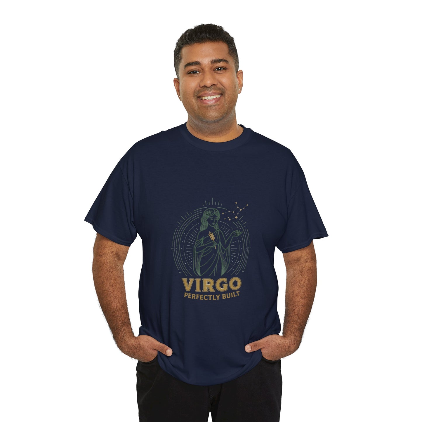 Virgo 'Perfectly Built' Zodiac T-Shirt — Astrology Graphic Tee