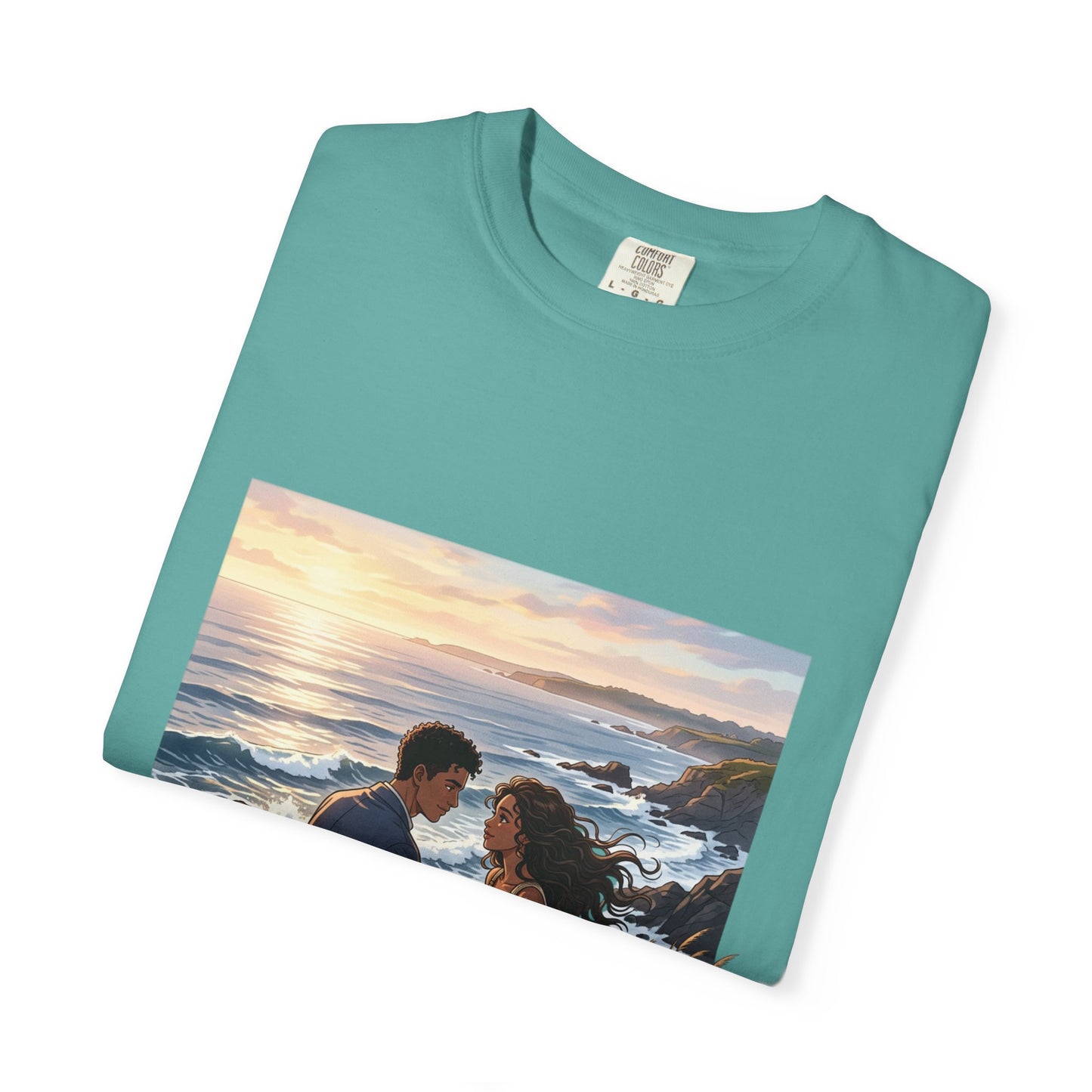 Romantic Sunset Beach Couple T-Shirt