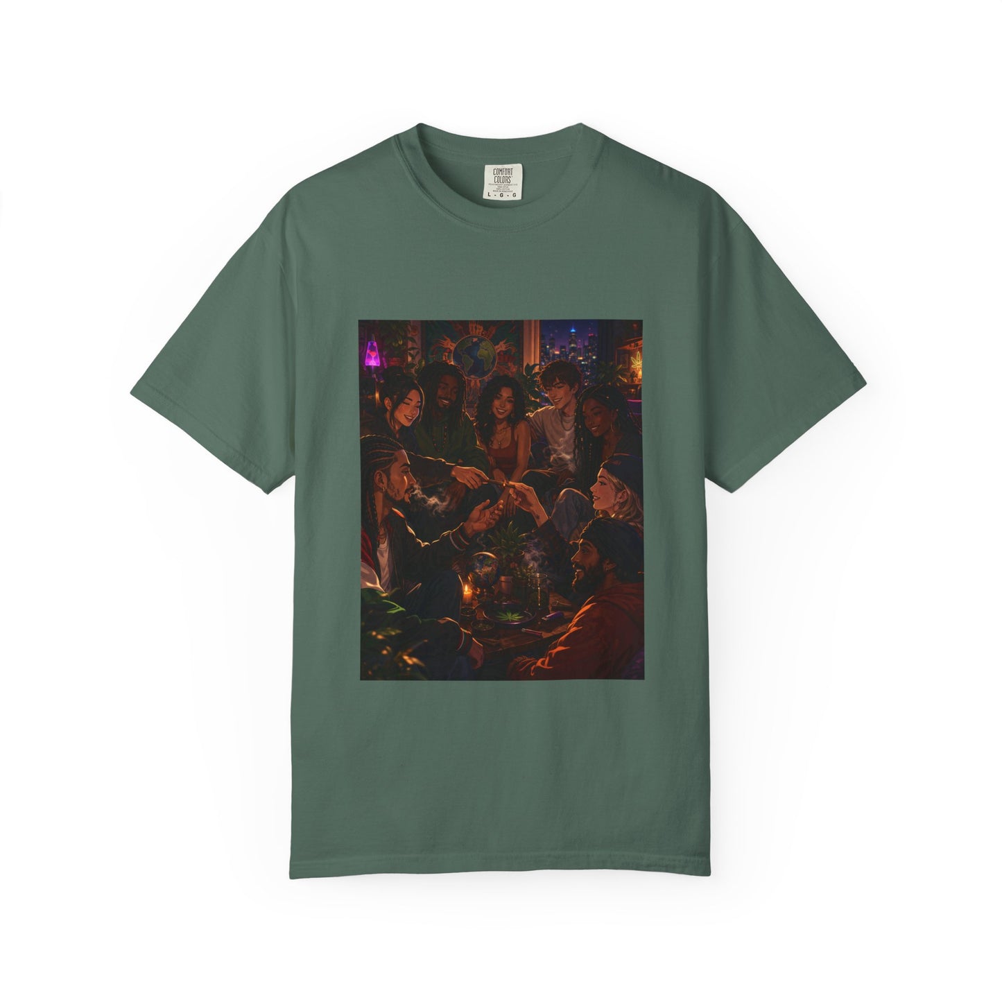 OUR MEMORIES - Vintage Night Party Scene T-Shirt