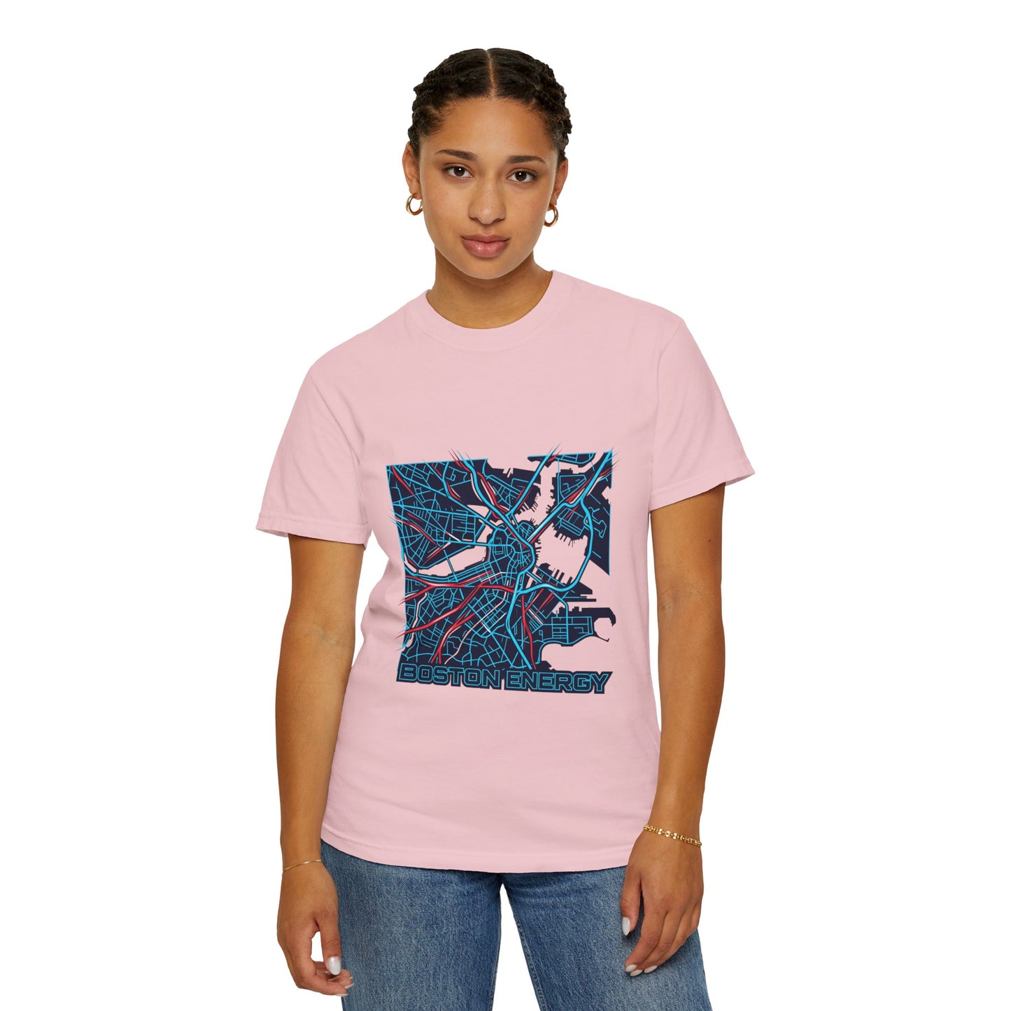 Boston Energy Map T-Shirt — City Map Graphic Tee