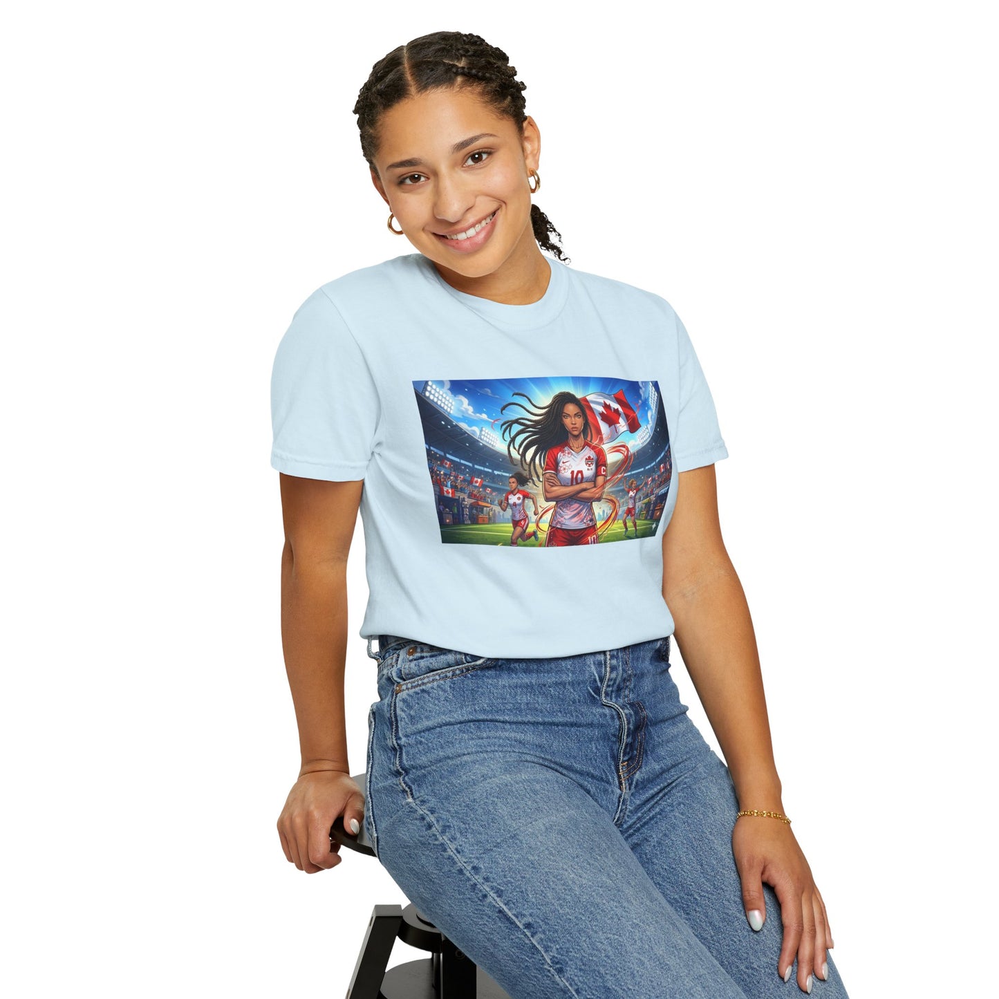 Soccer Star Canada T-Shirt — Women’s Team Jersey Graphic