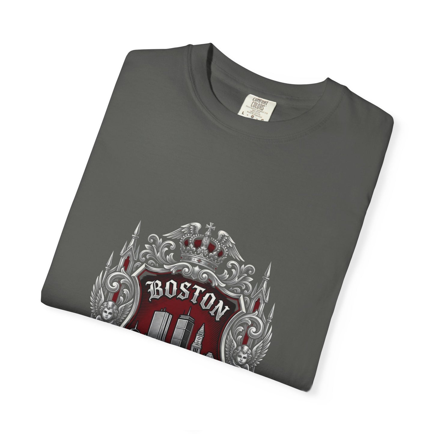 Boston Energy Vintage Crest T-Shirt — Retro City Skyline Tee