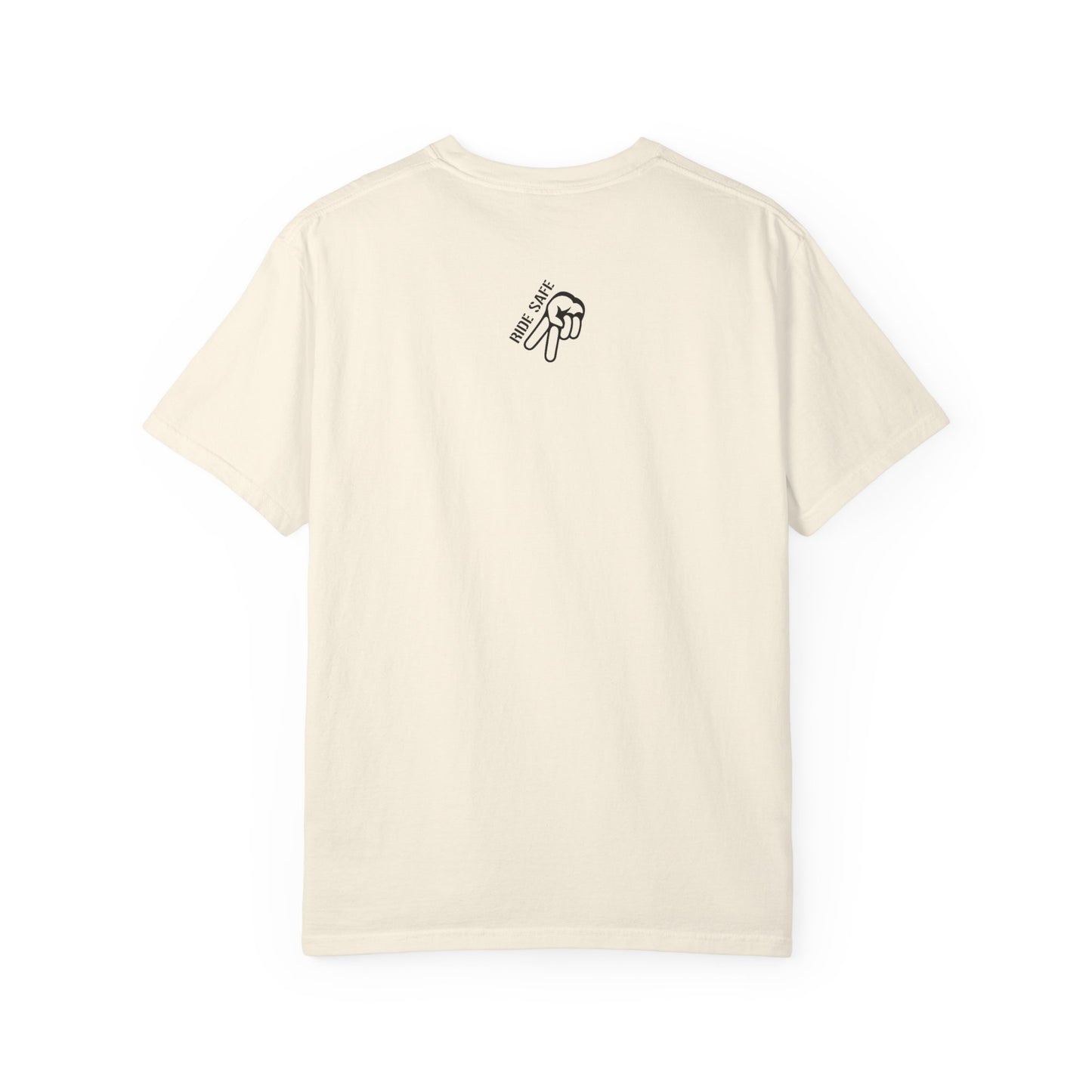 Motorcycle Sunset T-Shirt — Two Bikes Riding Into the Horizon
