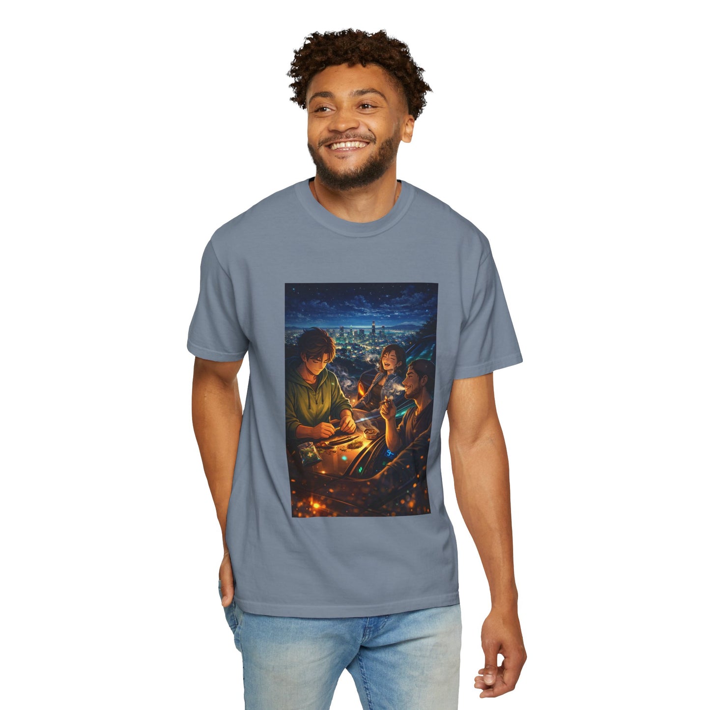 ROAD TRIP SMOKE SESSION-Unisex Garment-Dyed T-shirt