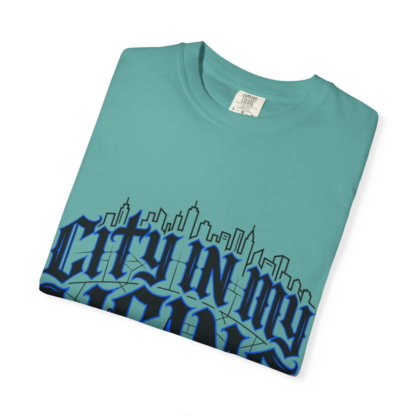 City in My Veins T-Shirt — Urban Skyline Graphic Tee