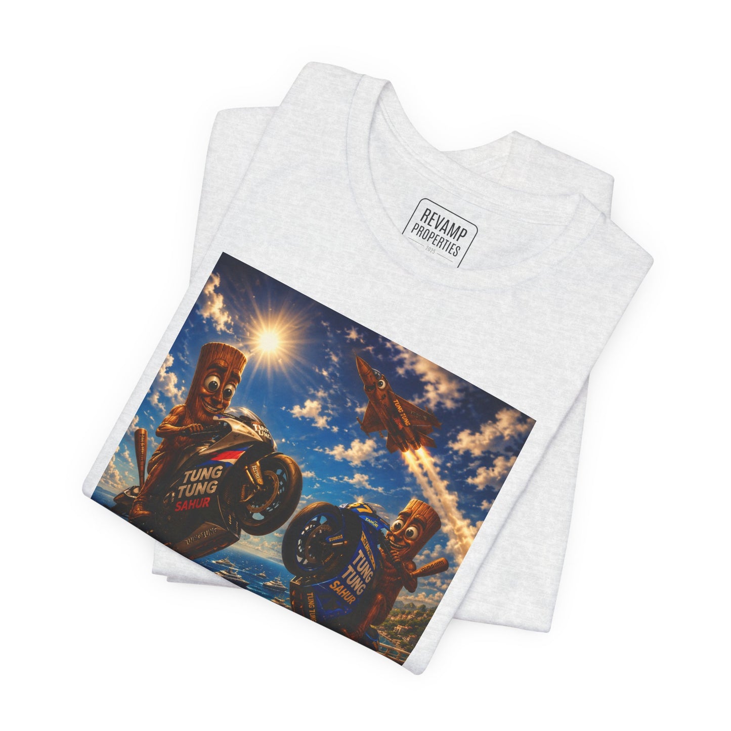 Motorcycle Stunt Tee — Sahara Riders Graphic T-Shirt