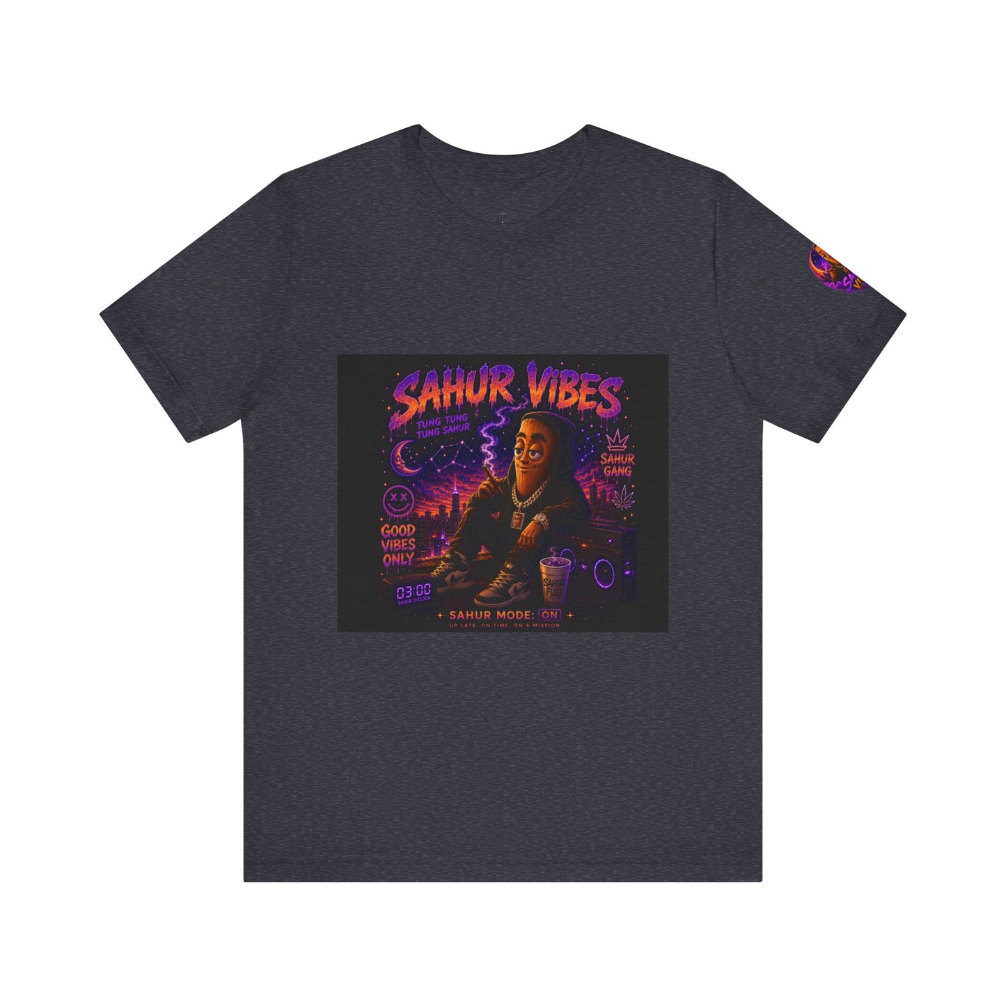 Tung Tung Tung Sahur SOLO Night Smoke DOLO Tee — Urban Chill Cartoon Design