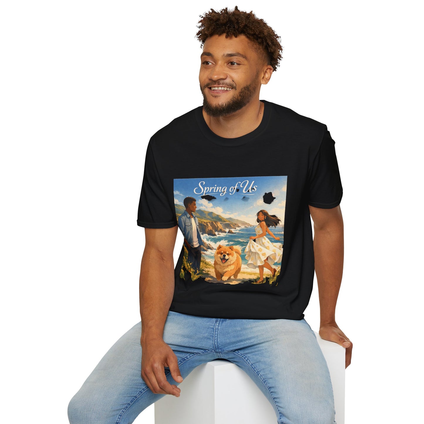 Spring of Us T-Shirt — Romantic Coastal Illustration Tee