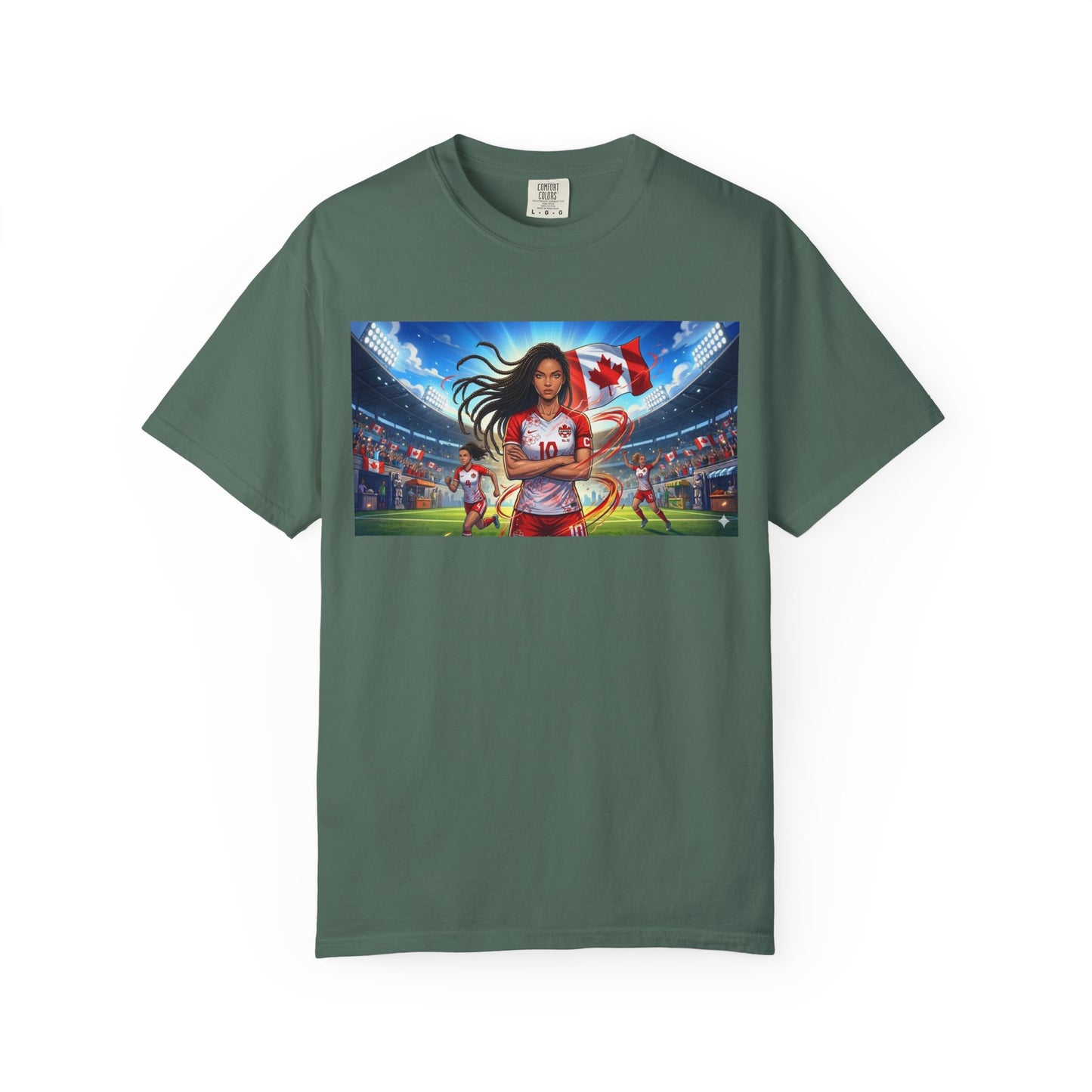 Soccer Star Canada T-Shirt — Women’s Team Jersey Graphic