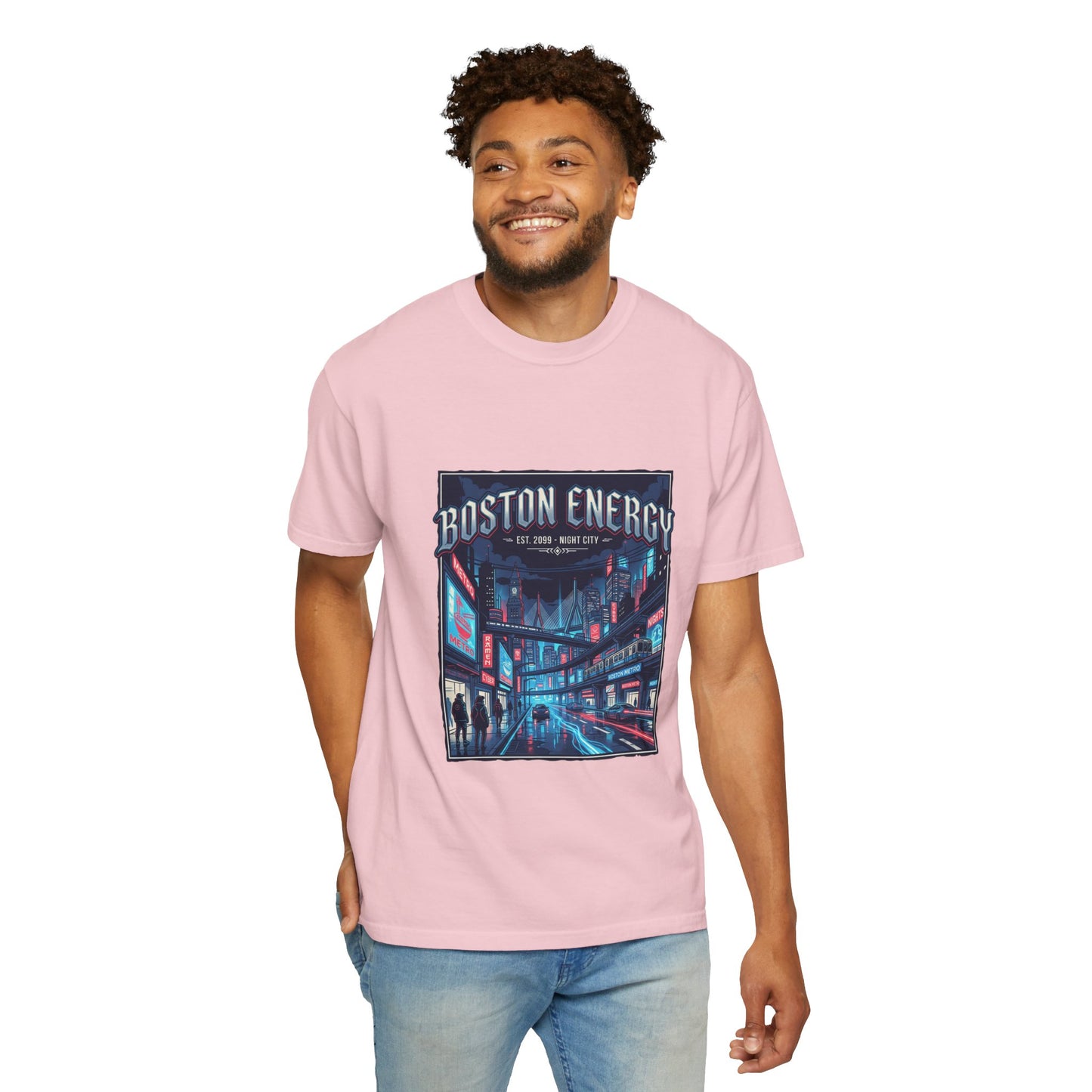 Boston Energy Graphic T-Shirt — Neon City Streetwear