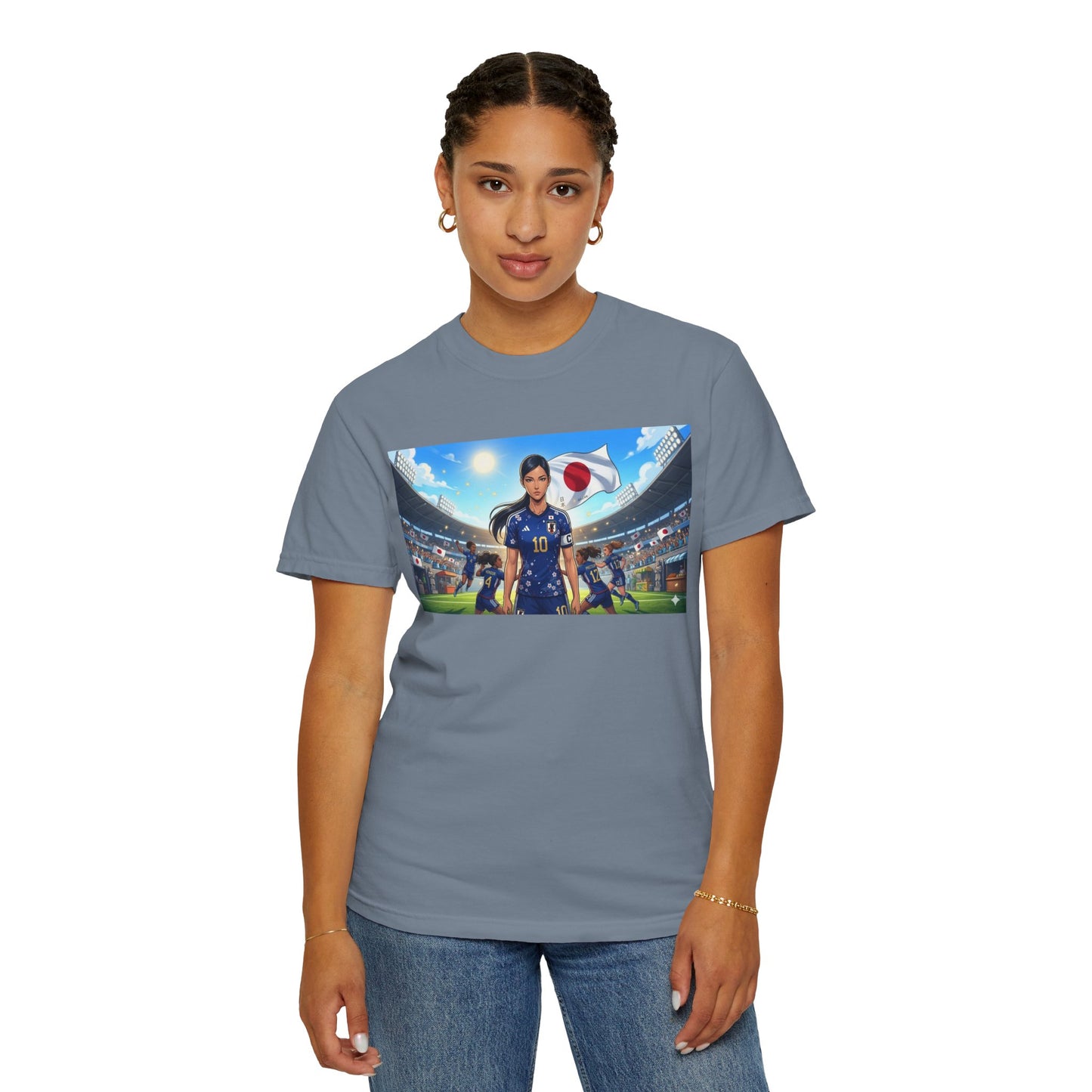 Soccer Player Japan T-Shirt — Japan Flag Soccer Fan Tee