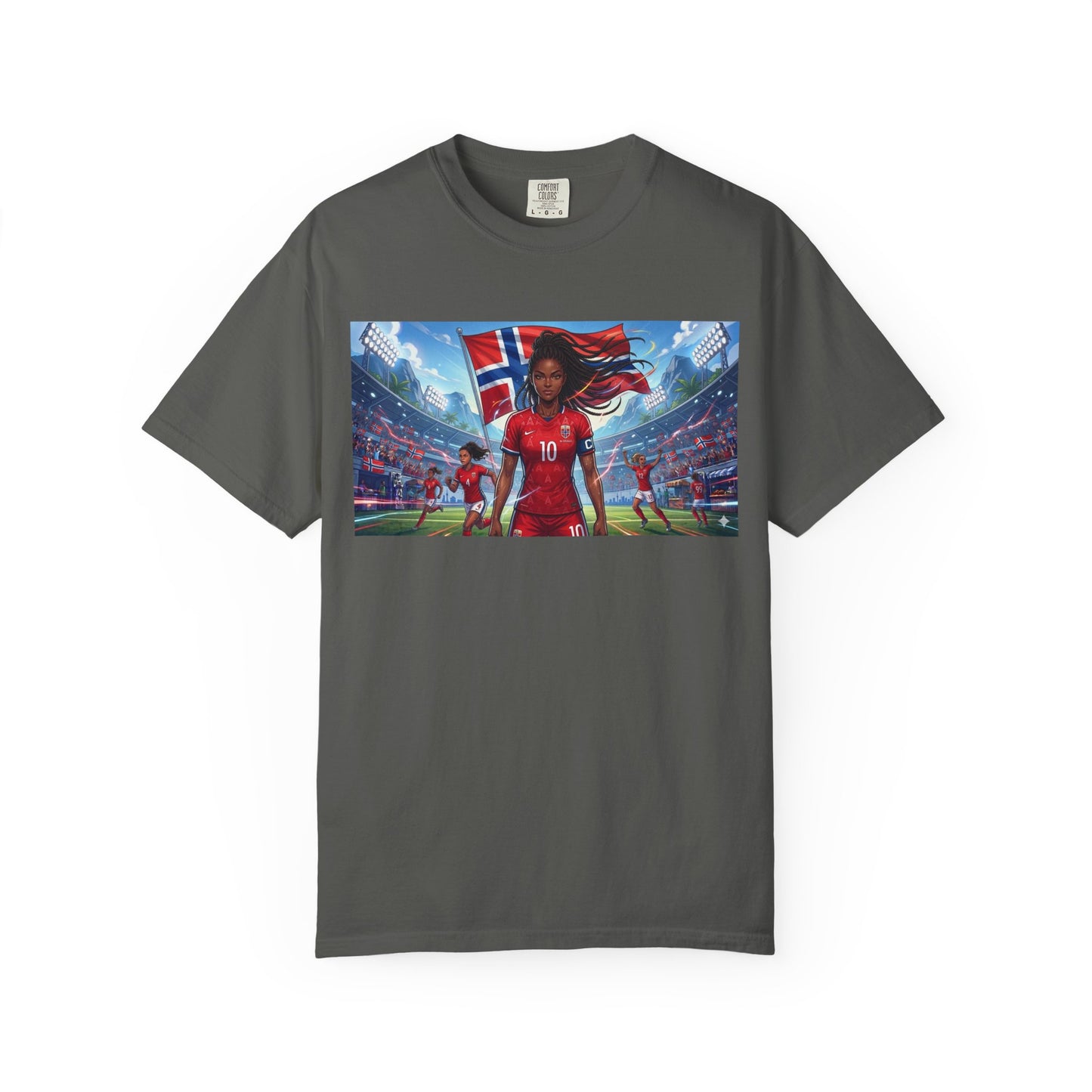 COMMANDER Norway – Female Unisex Garment-Dyed T-shirt