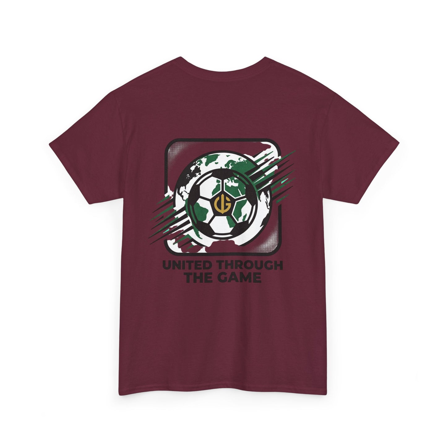 Soccer T-Shirt — "United Through the Game" Graphic Tee