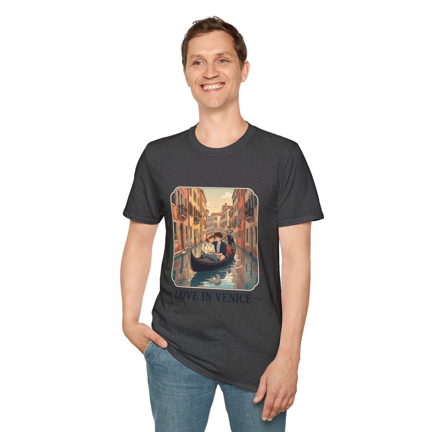 T-Shirt — Love in Venice Gondola Romantic Travel Tee