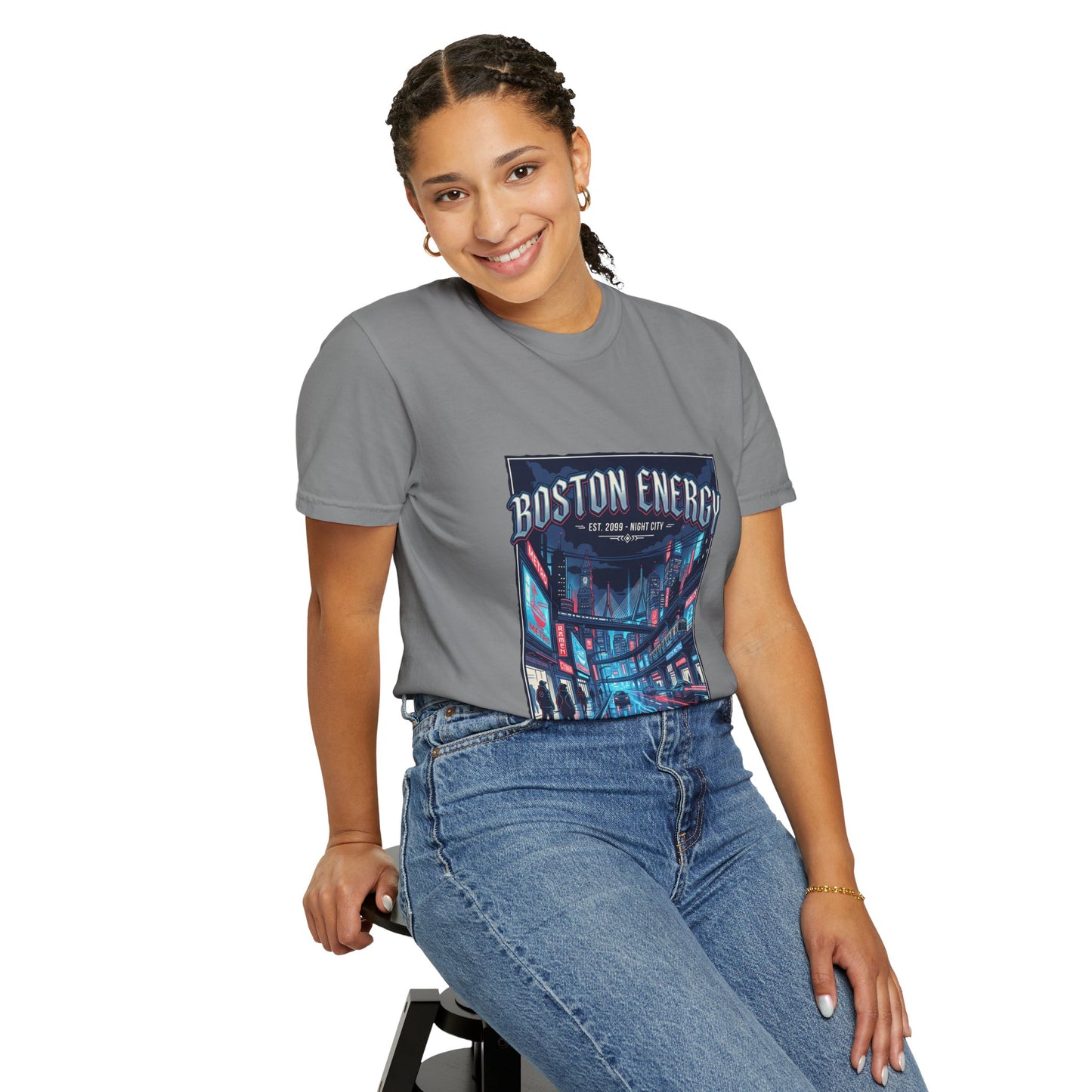 Boston Energy Graphic T-Shirt — Neon City Streetwear