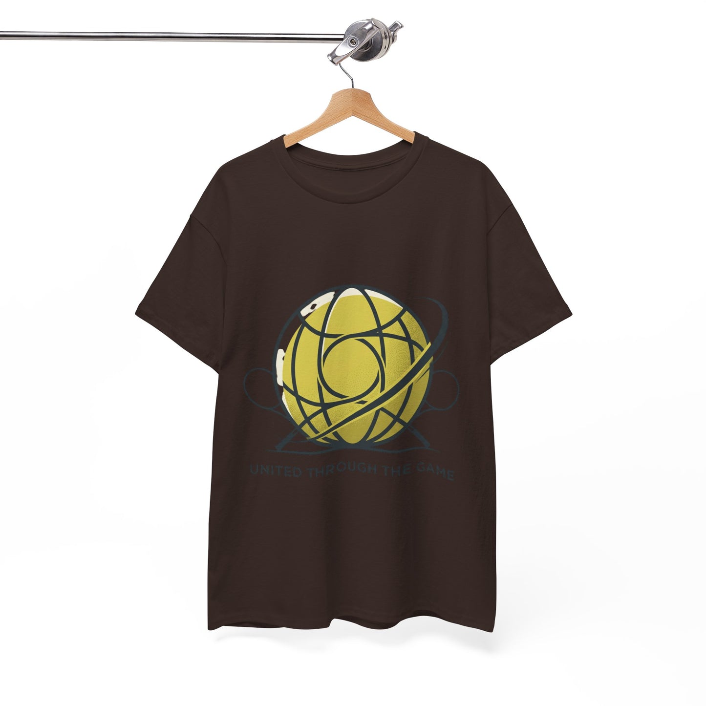 Basketball Orbit T-Shirt — “United Through The Game” Graphic Tee