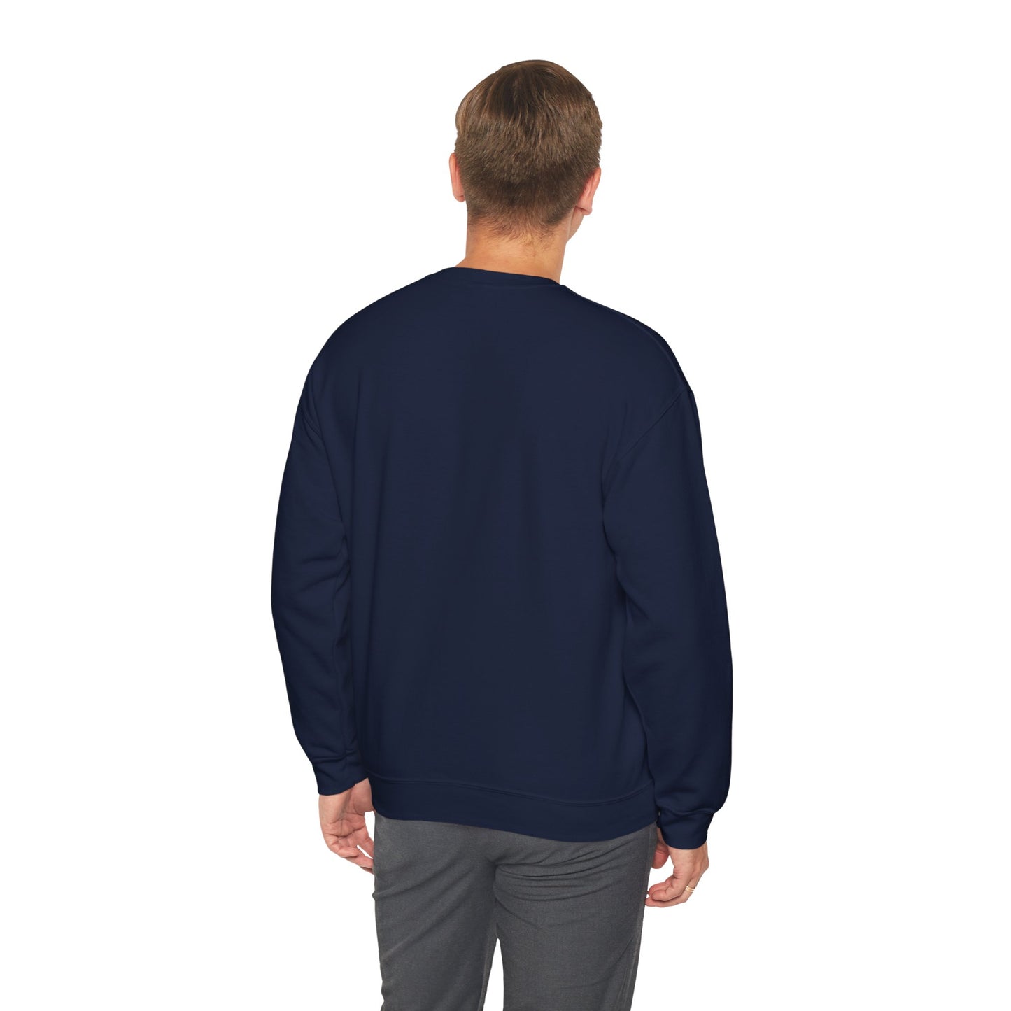 Crewneck Sweatshirt — Franconia Notch Winter Couple Scenic Graphic