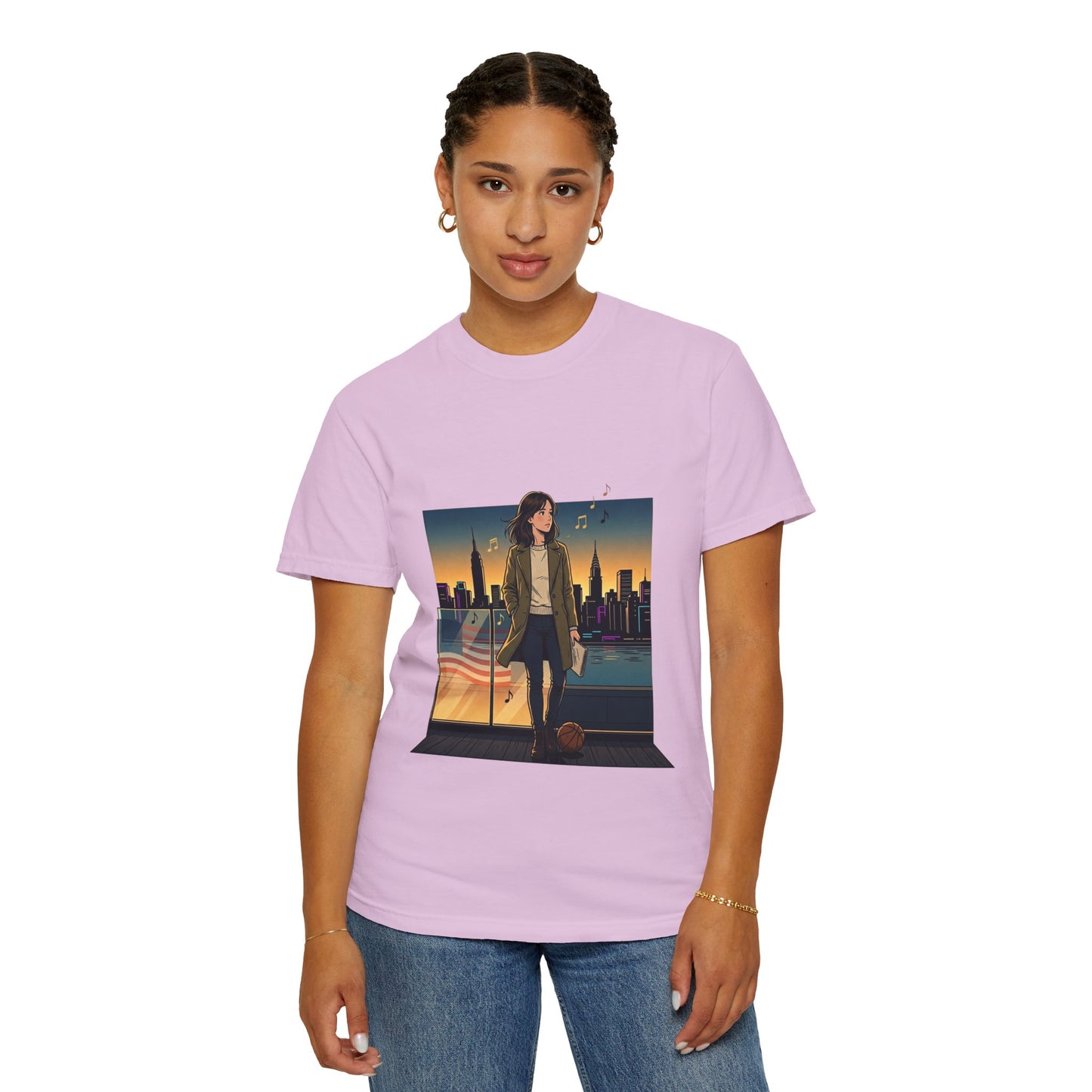 GLOBAL ENERGY: HER CITY, HER STORY— City Sunset Graphic T-Shirt