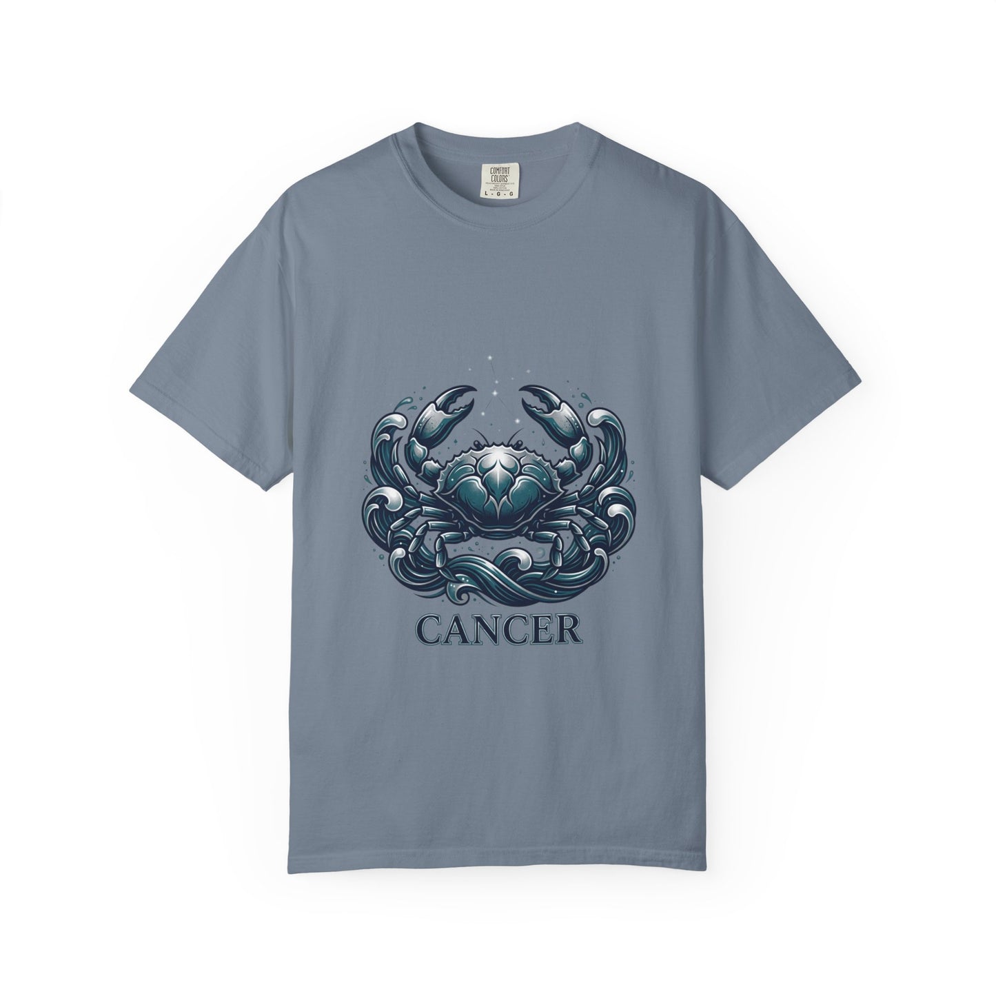 Cancer Zodiac T-Shirt — Stylized Crab Astrological Tee