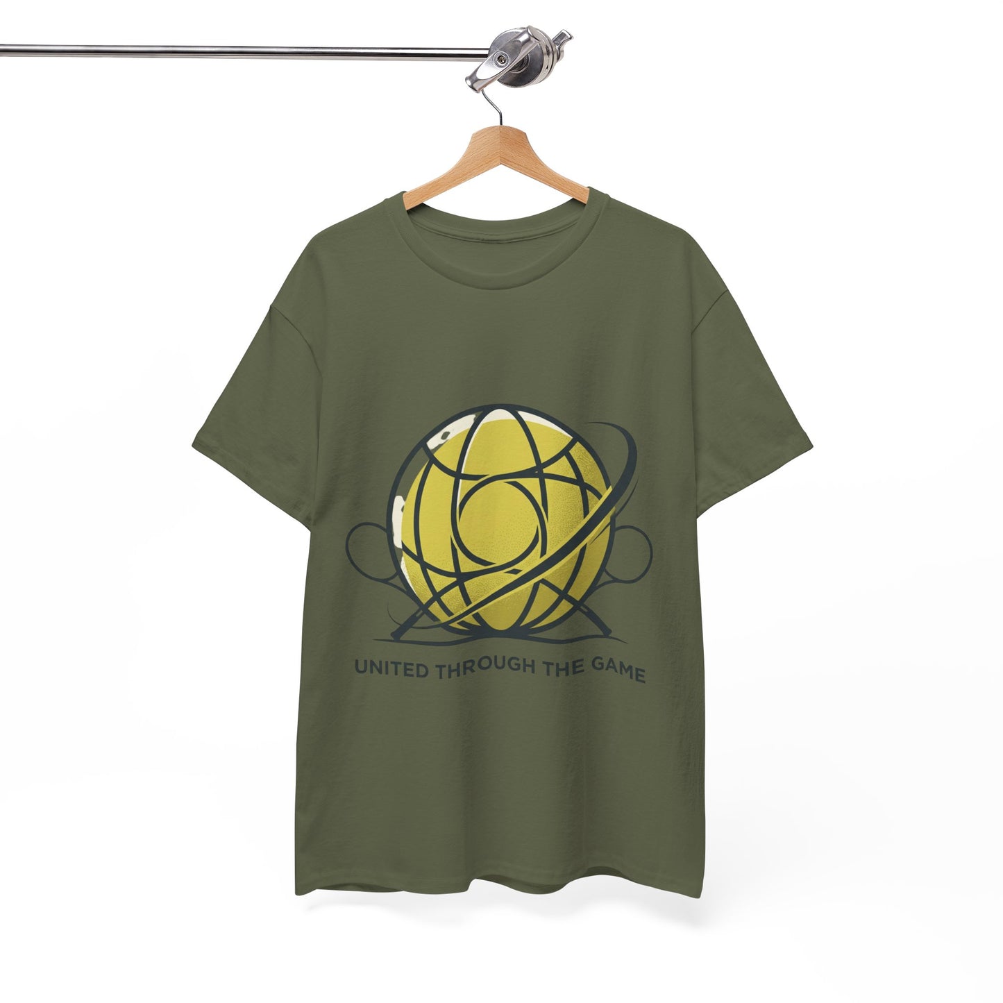 Basketball Orbit T-Shirt — “United Through The Game” Graphic Tee