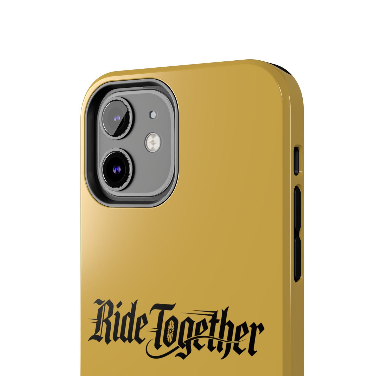Ride Together Tough Phone Case — Durable Retro Script Protective Cover