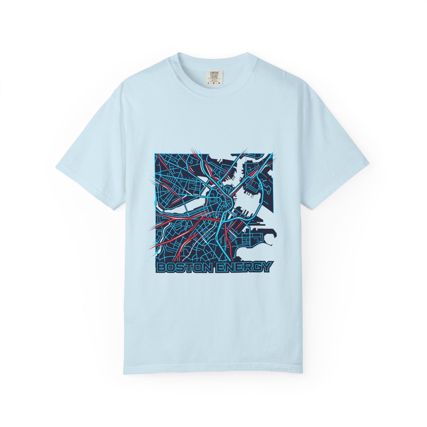 Boston Energy Map T-Shirt — City Map Graphic Tee