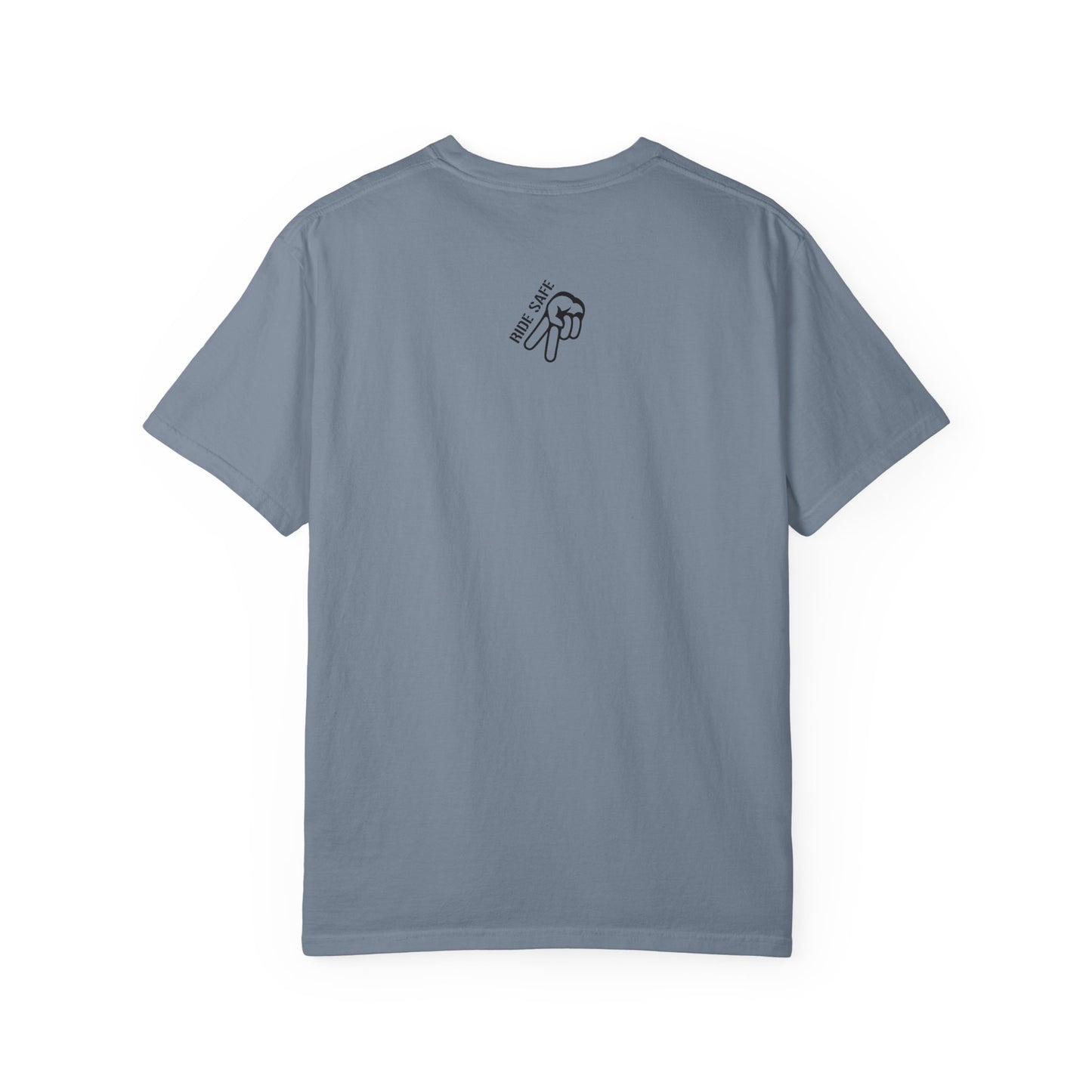 Motorcycle Sunset T-Shirt — Two Bikes Riding Into the Horizon