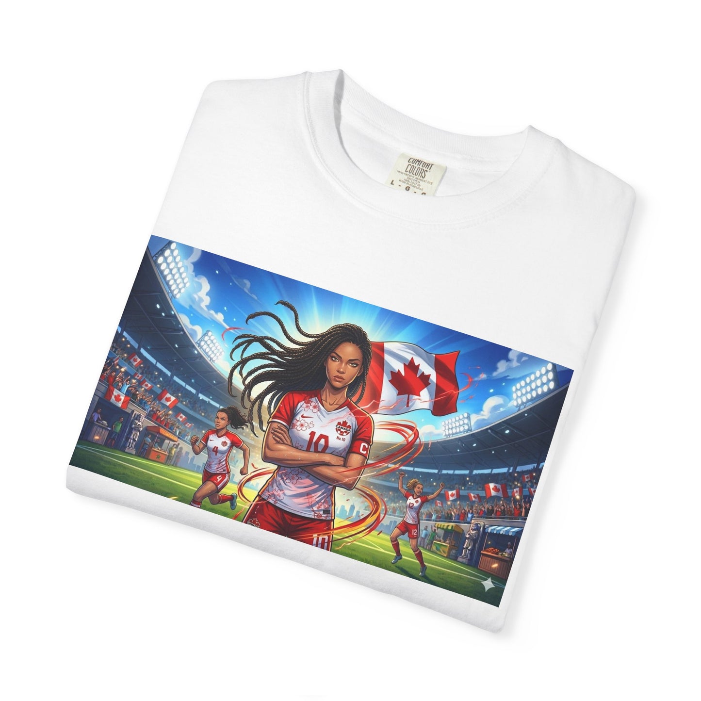Soccer Star Canada T-Shirt — Women’s Team Jersey Graphic