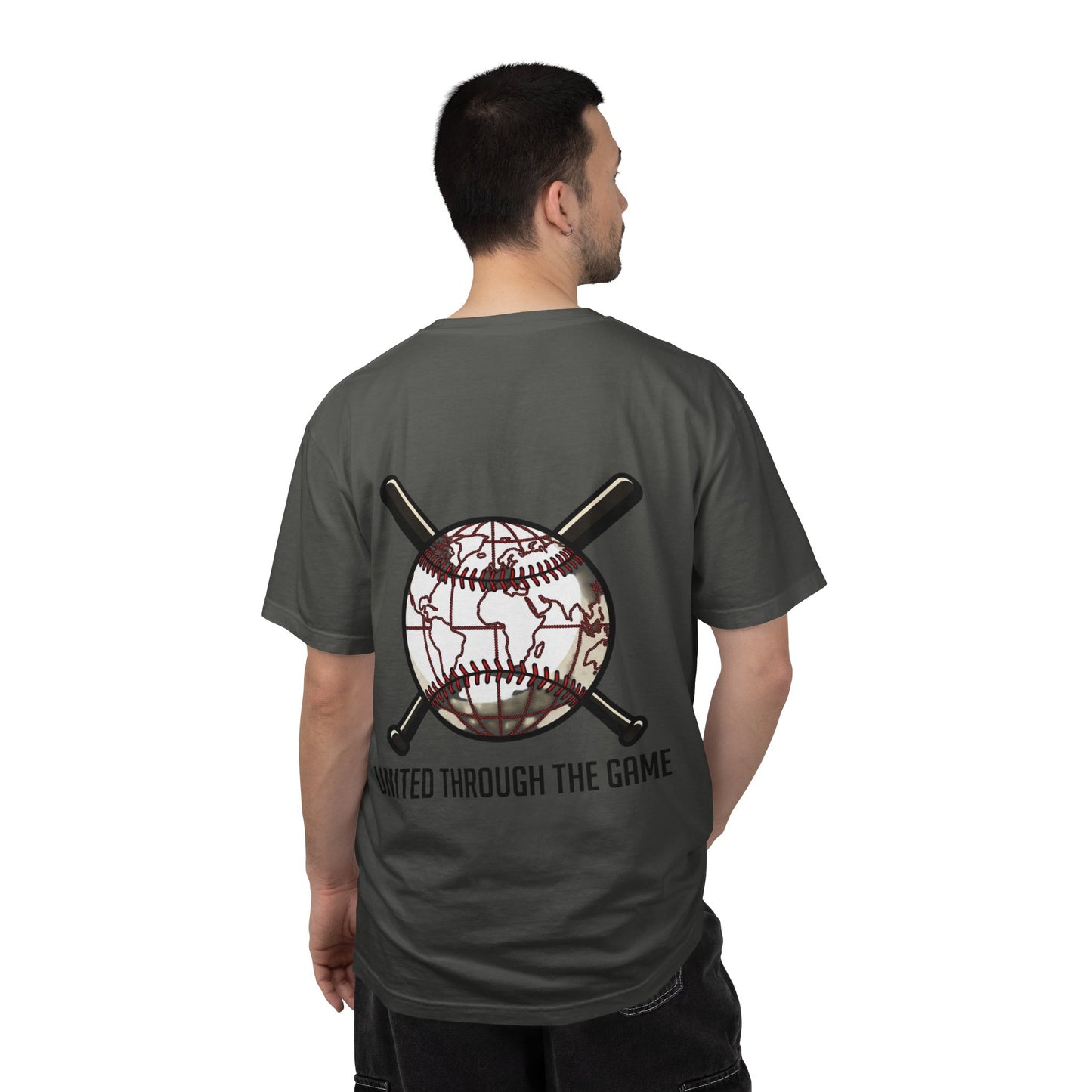 Baseball Globe T-Shirt — "United Through The Game"