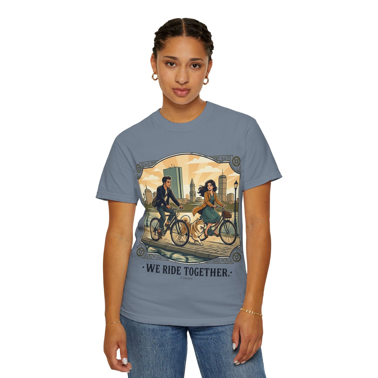 We Ride Together Bicycle Couple T-Shirt