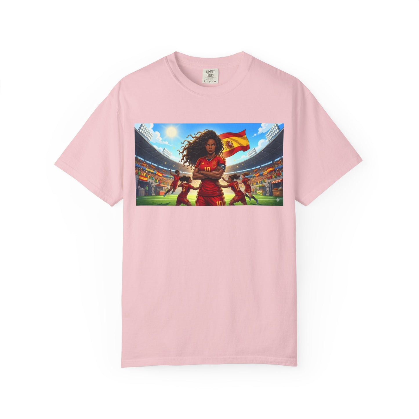 Spain – Female Soccer Champion - Stadium Graphic T-Shirt