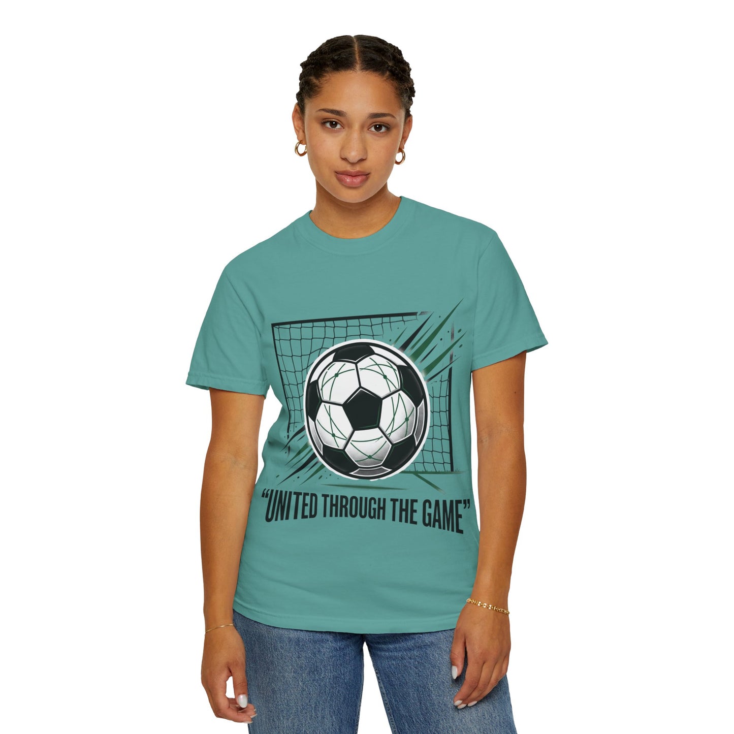 Soccer Graphic T-Shirt — "United Through The Game"