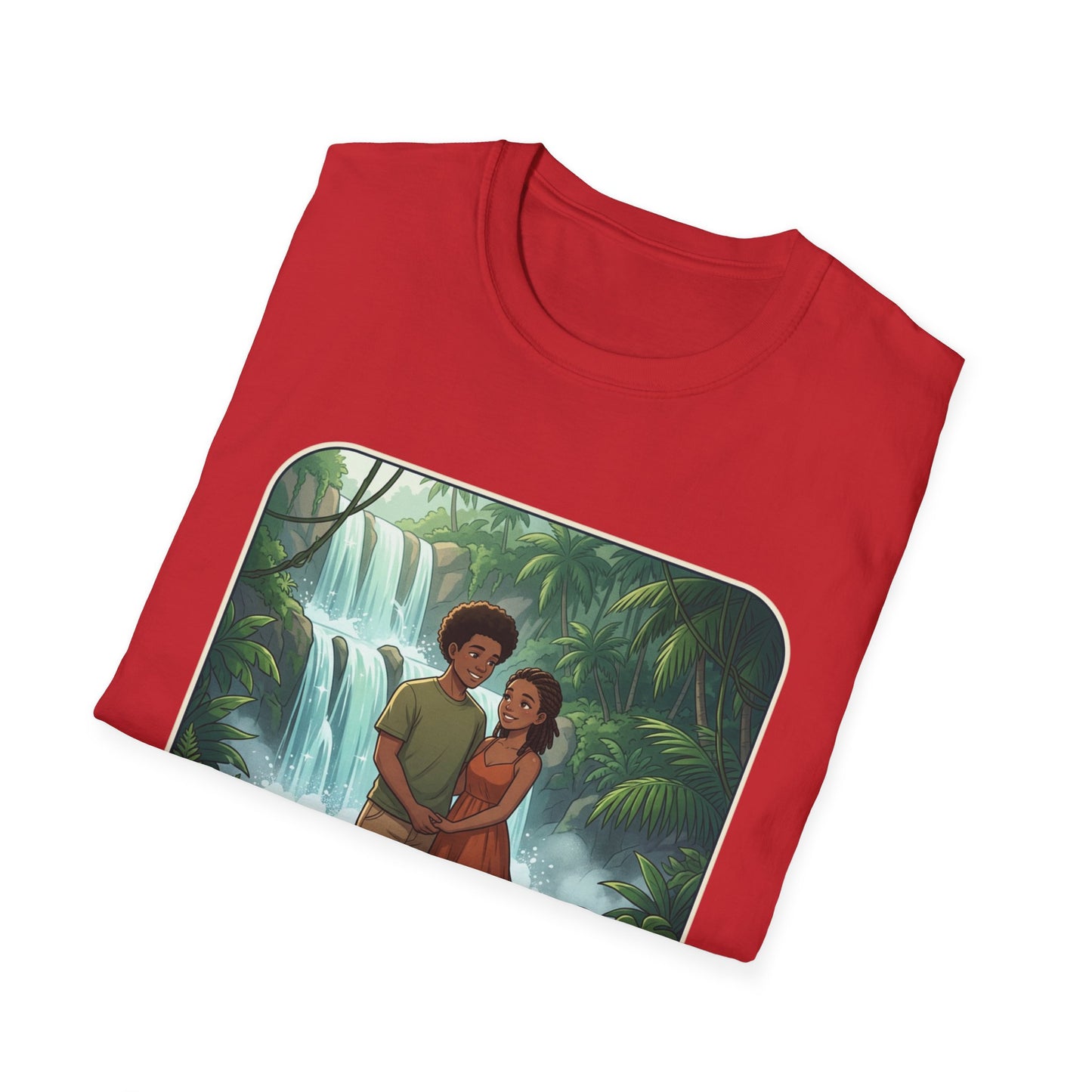 Chasing Waterfalls T-Shirt — Couple Adventure Graphic Tee