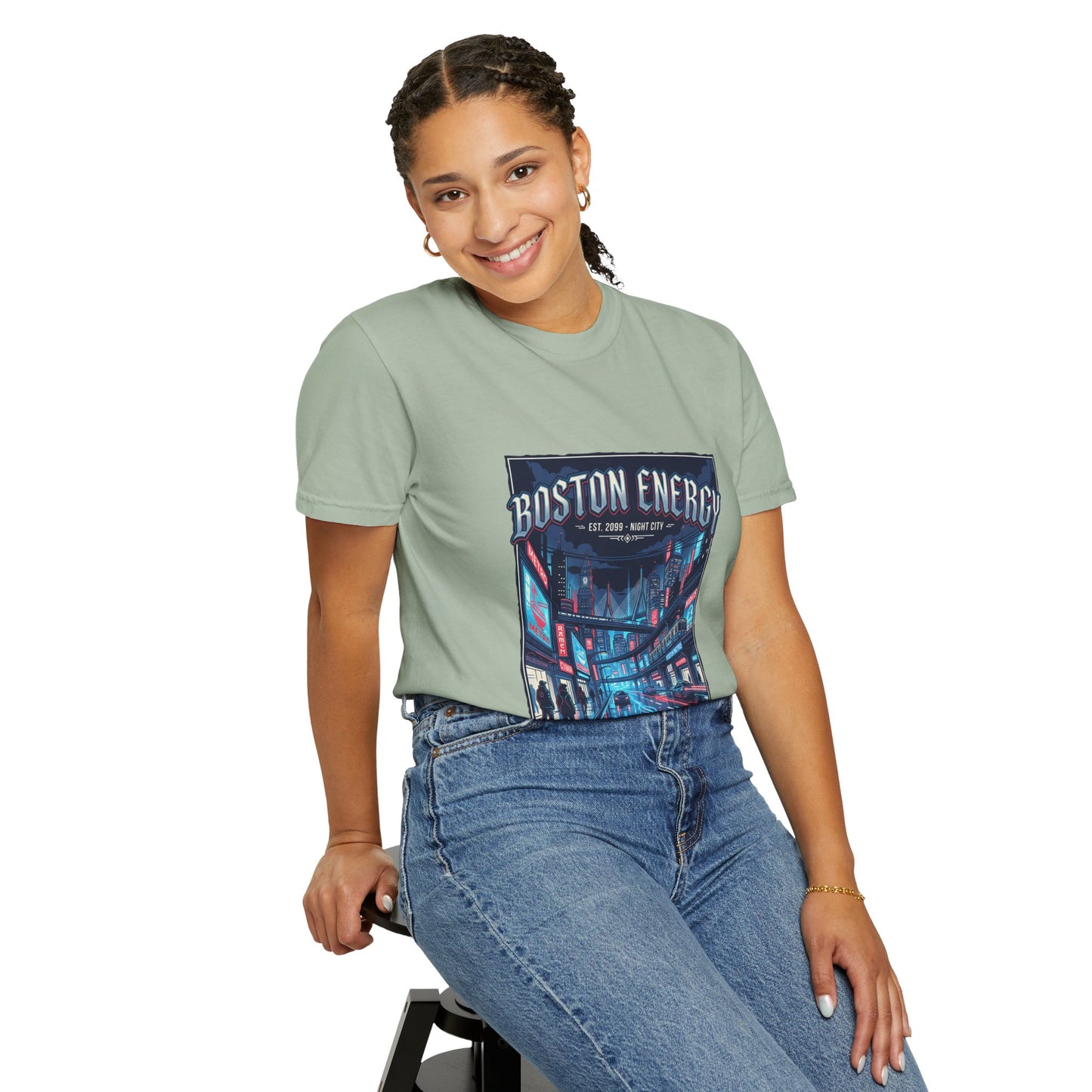 Boston Energy Graphic T-Shirt — Neon City Streetwear