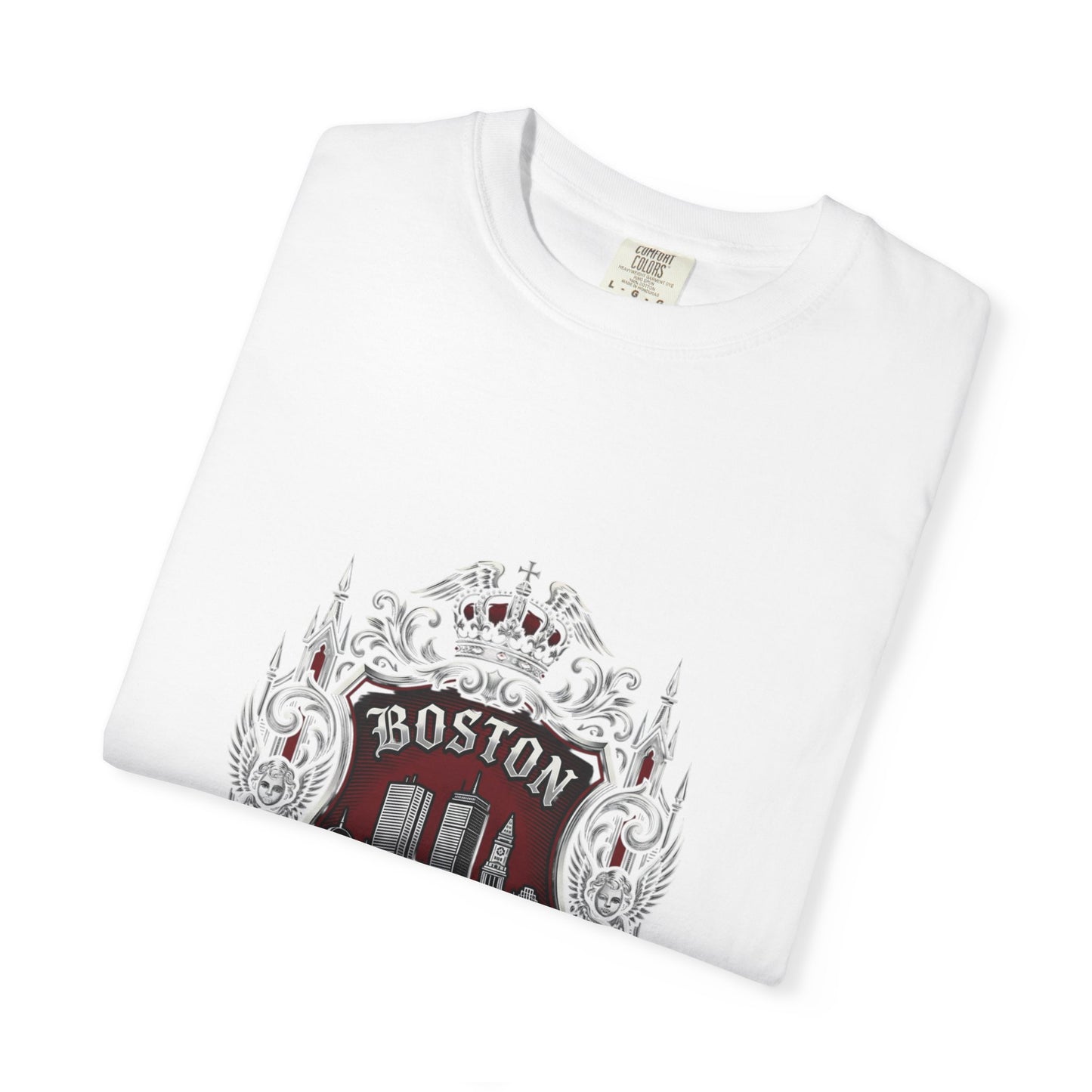 Boston Energy Vintage Crest T-Shirt — Retro City Skyline Tee