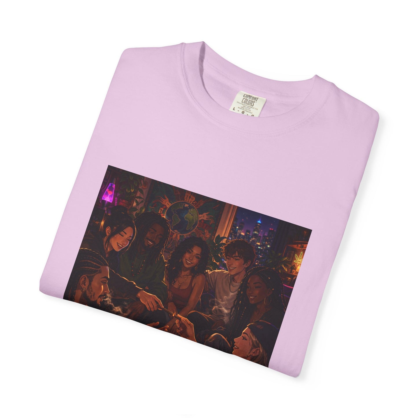 OUR MEMORIES - Vintage Night Party Scene T-Shirt