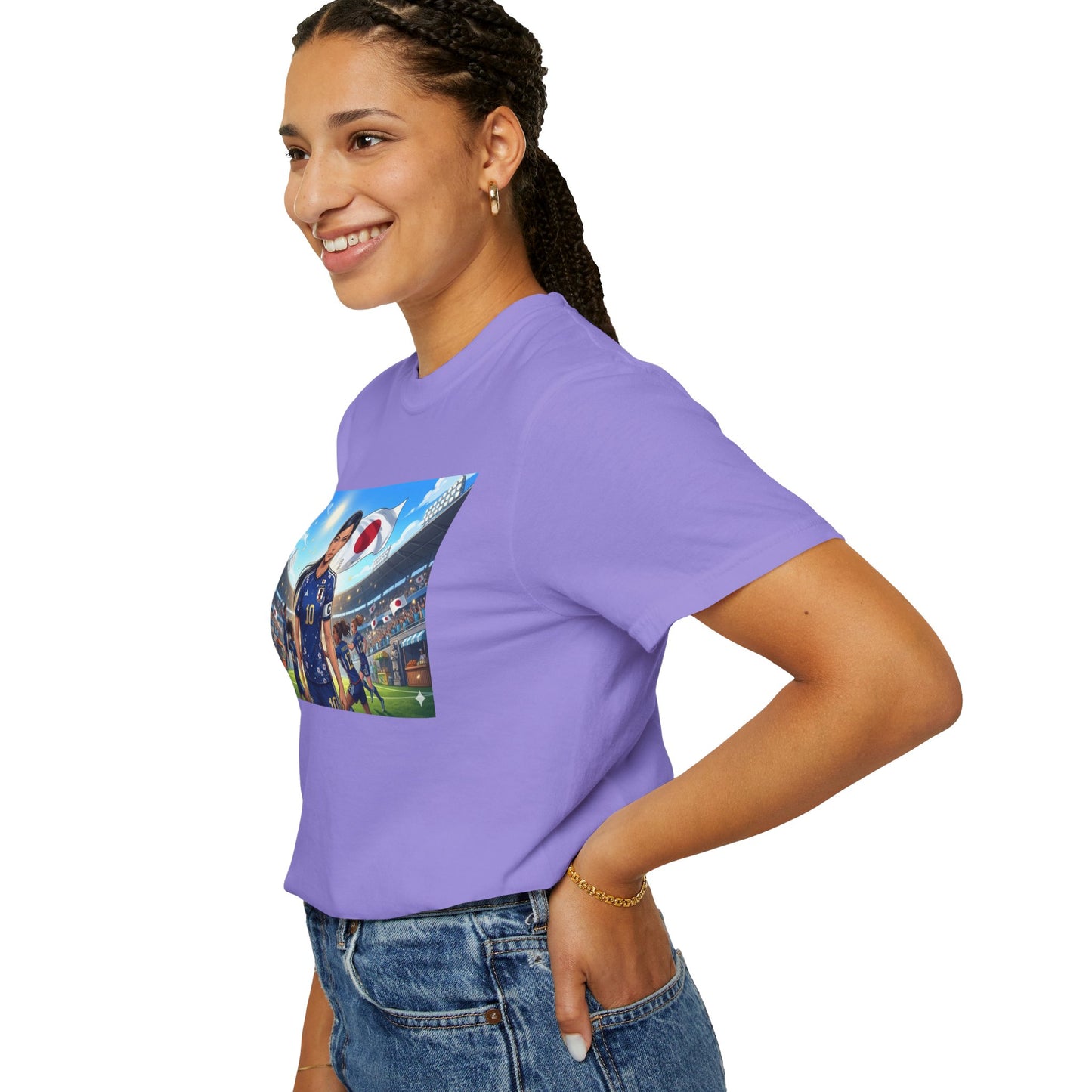 Soccer Player Japan T-Shirt — Japan Flag Soccer Fan Tee