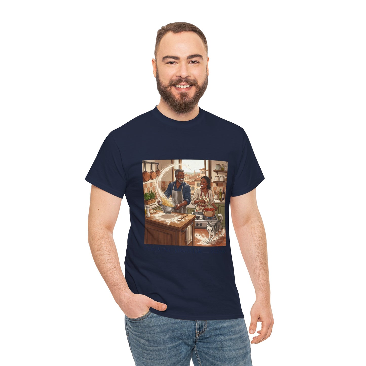T-Shirt — 'Cooking Disaster — Rome' Illustrated Cooking Tee