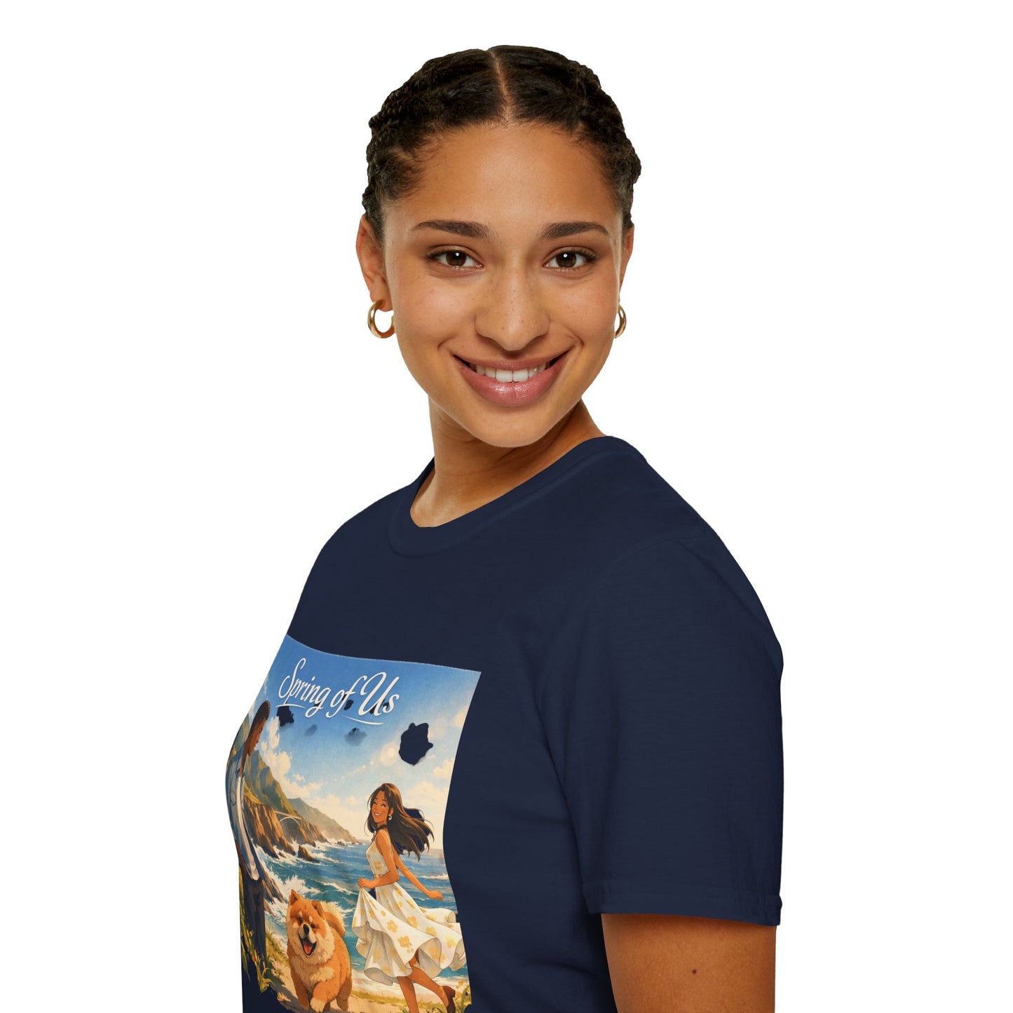 Spring of Us T-Shirt — Romantic Coastal Illustration Tee