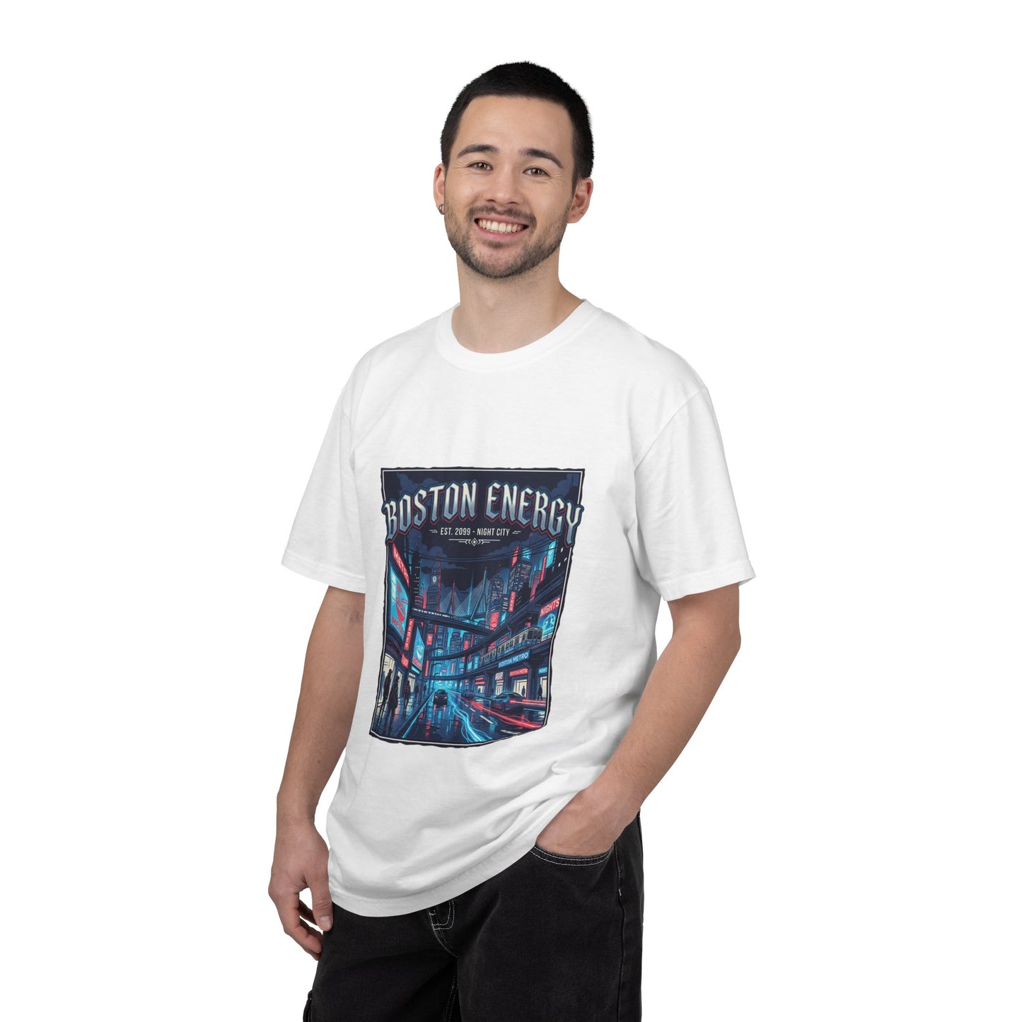 Boston Energy Graphic T-Shirt — Neon City Streetwear
