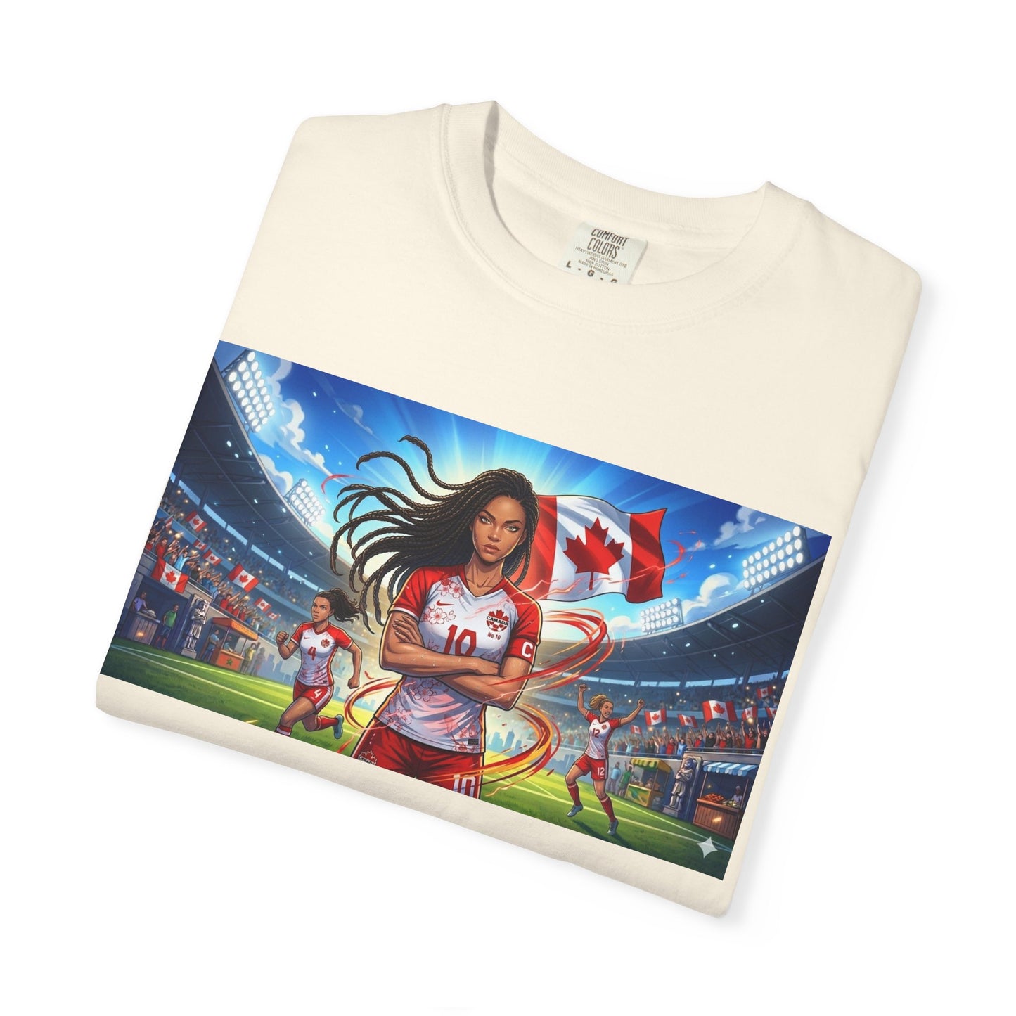 Soccer Star Canada T-Shirt — Women’s Team Jersey Graphic