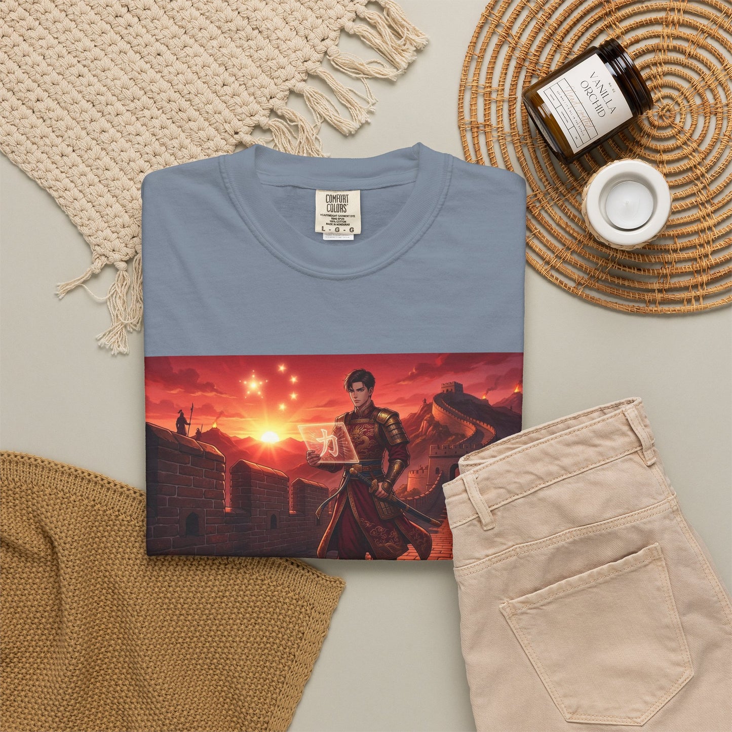 Scout Regiment Sunset T-Shirt — Anime Military Wall Scene