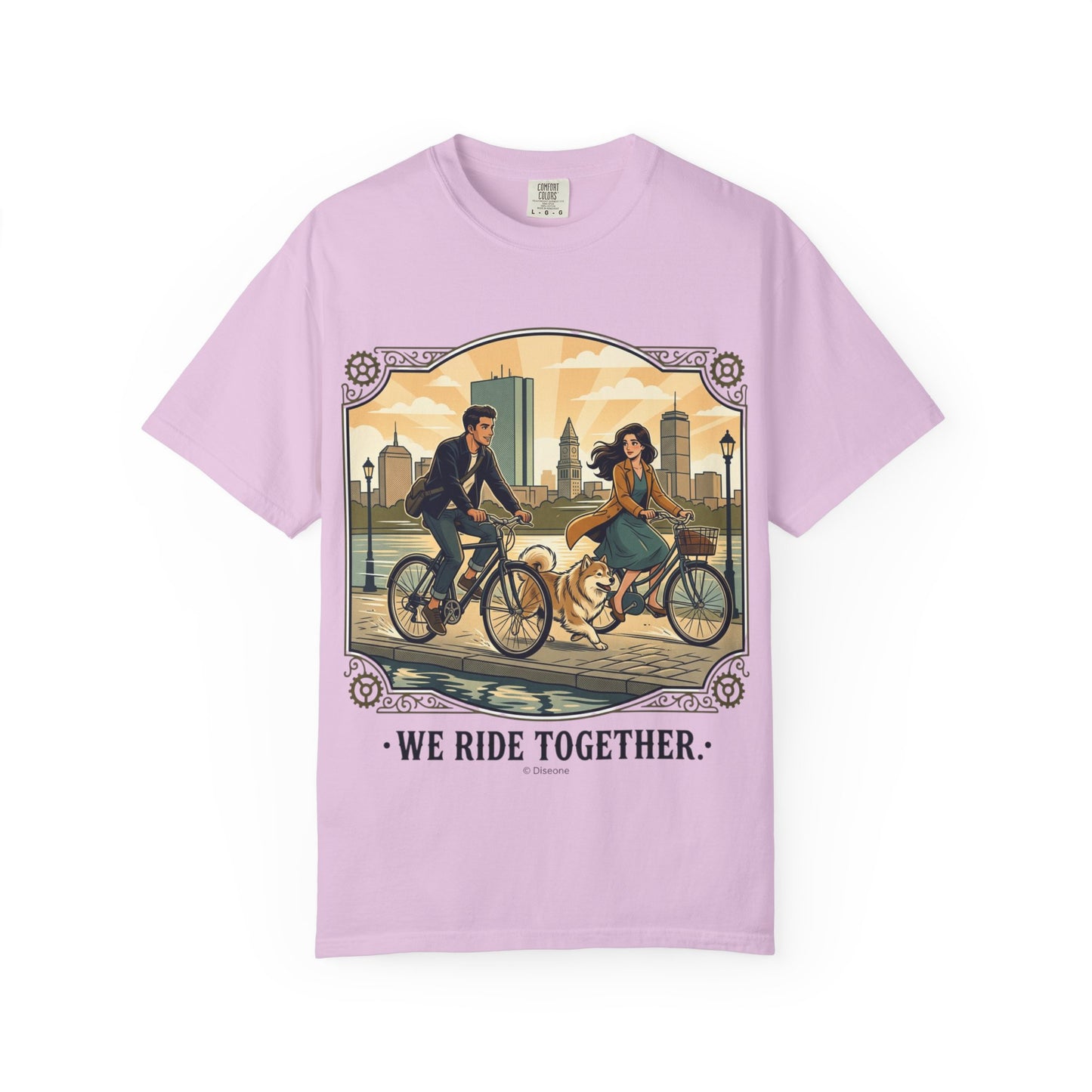 We Ride Together Bicycle Couple T-Shirt