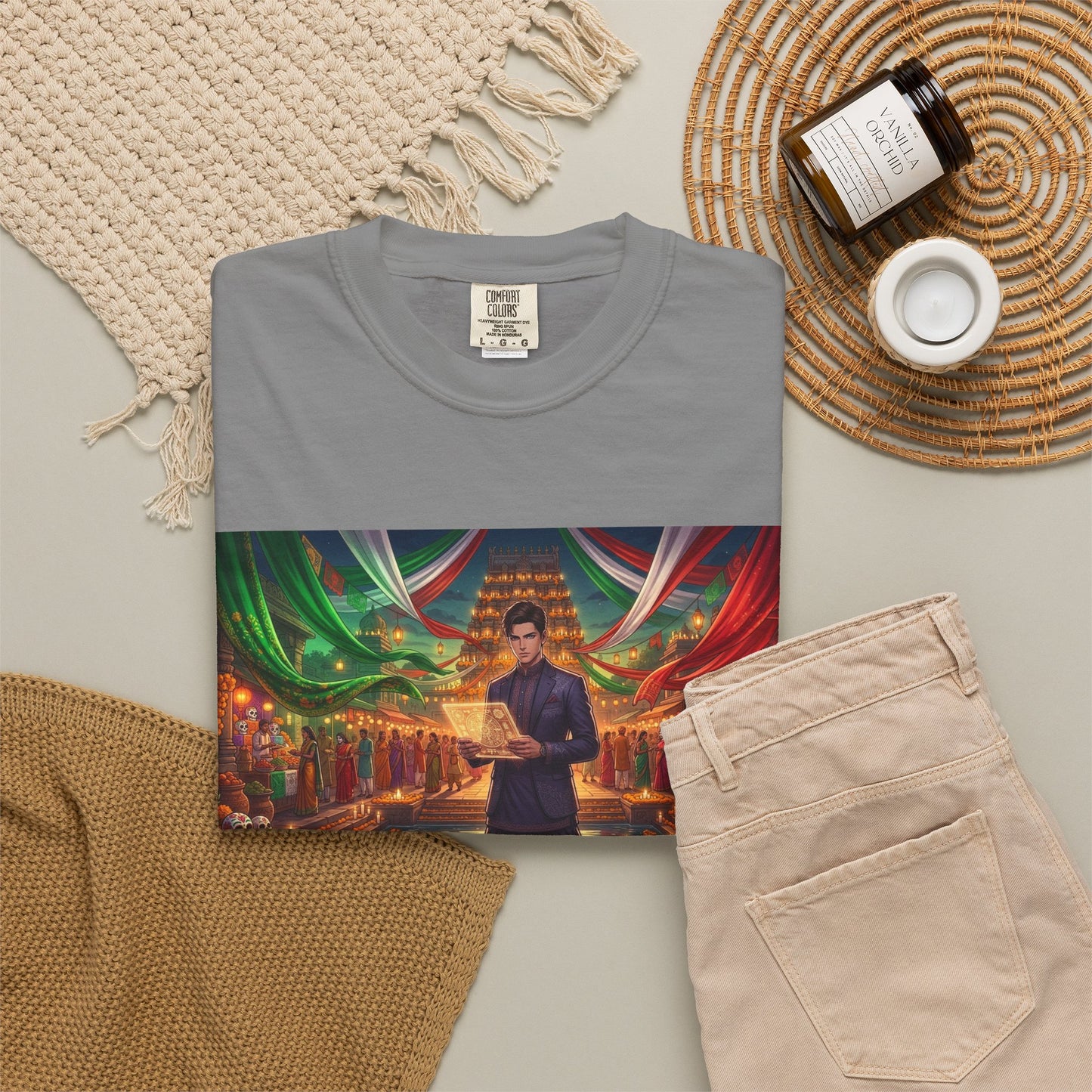 Mexican Festival Night T-Shirt — Cinematic Streets Graphic Tee