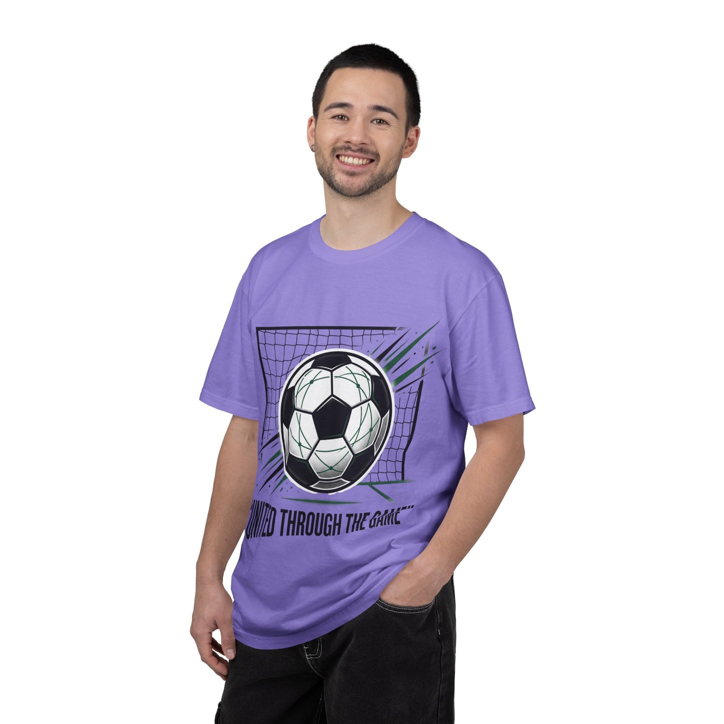 Soccer Graphic T-Shirt — "United Through The Game"