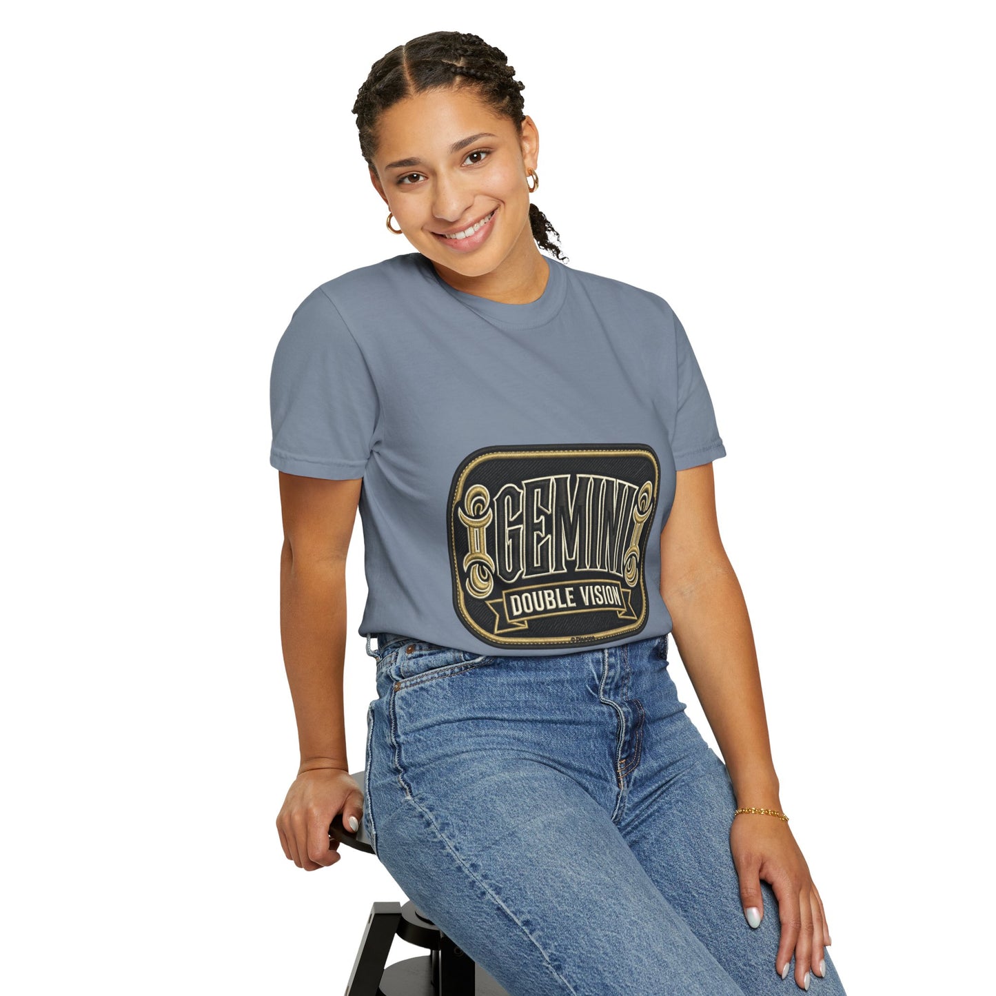 Gemini Double Vision T-Shirt — Zodiac Twin Graphic Tee