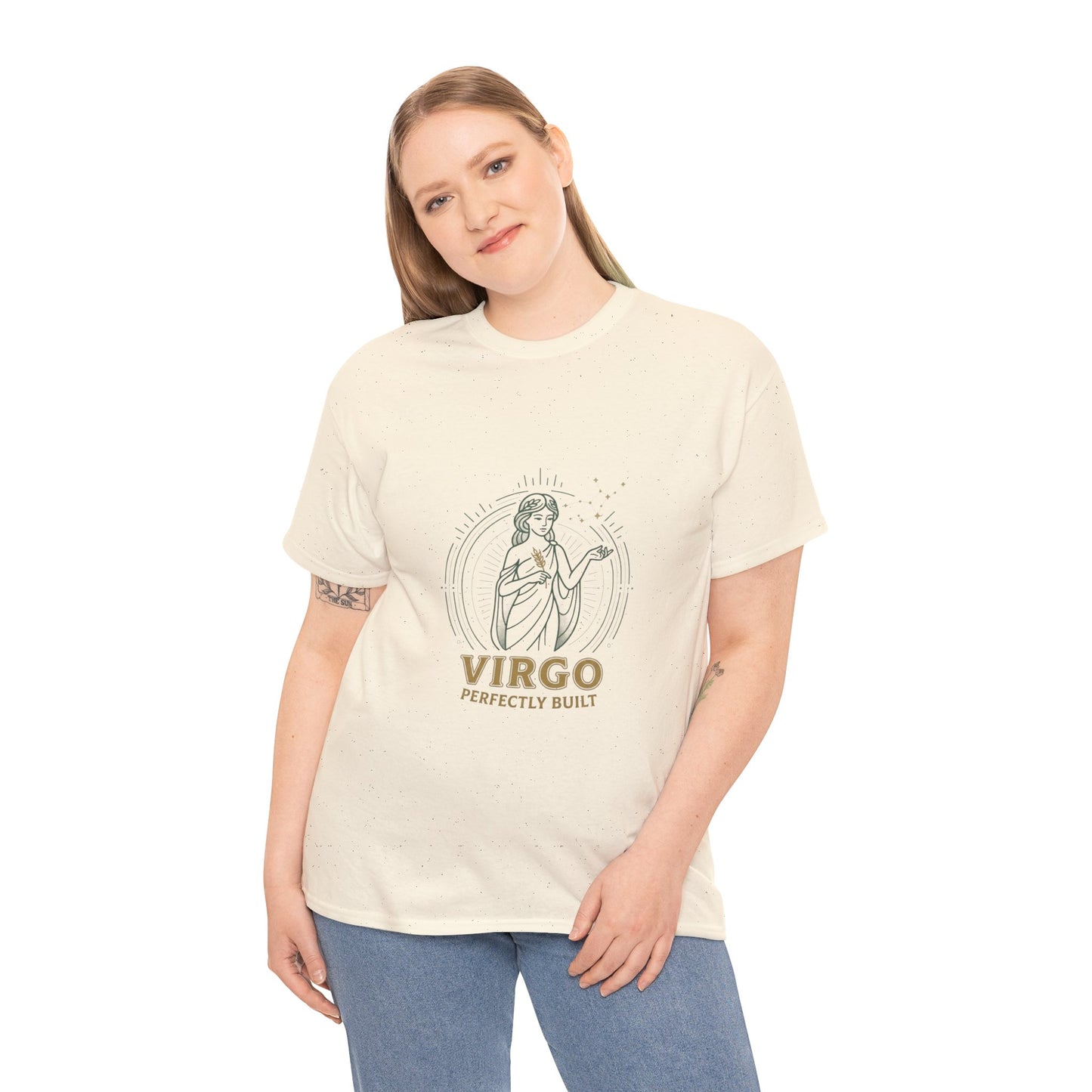 Virgo 'Perfectly Built' Zodiac T-Shirt — Astrology Graphic Tee