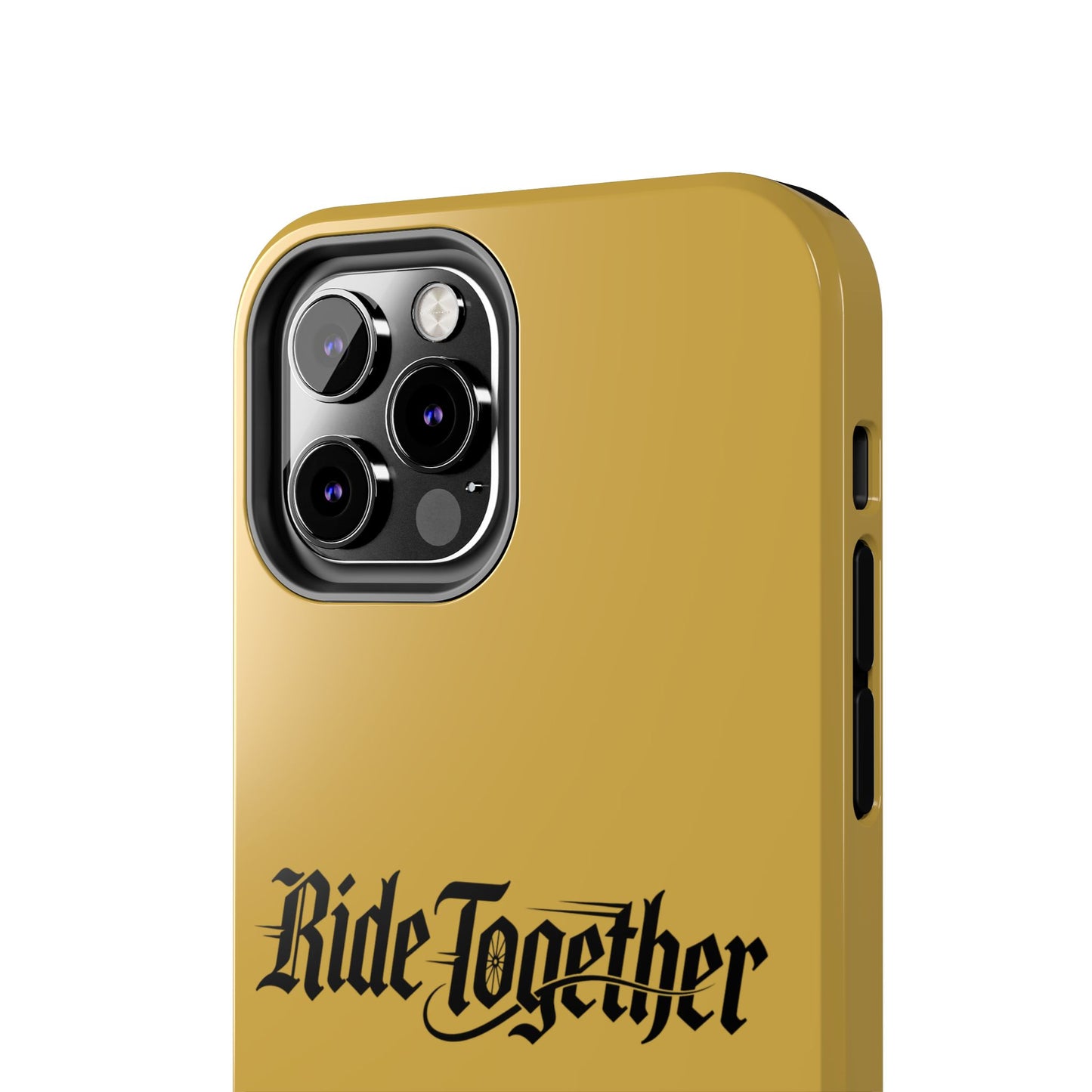 Ride Together Tough Phone Case — Durable Retro Script Protective Cover