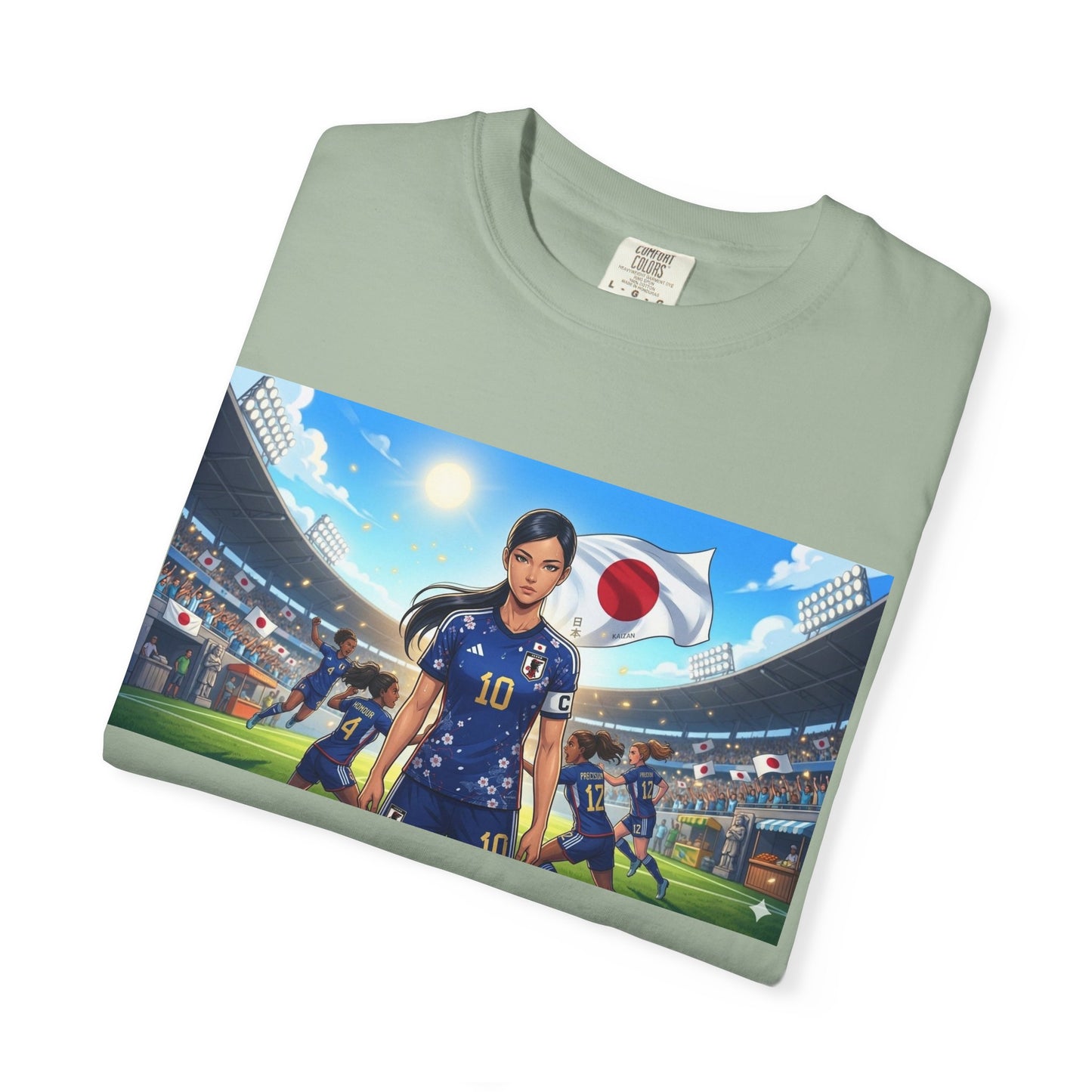 Soccer Player Japan T-Shirt — Japan Flag Soccer Fan Tee